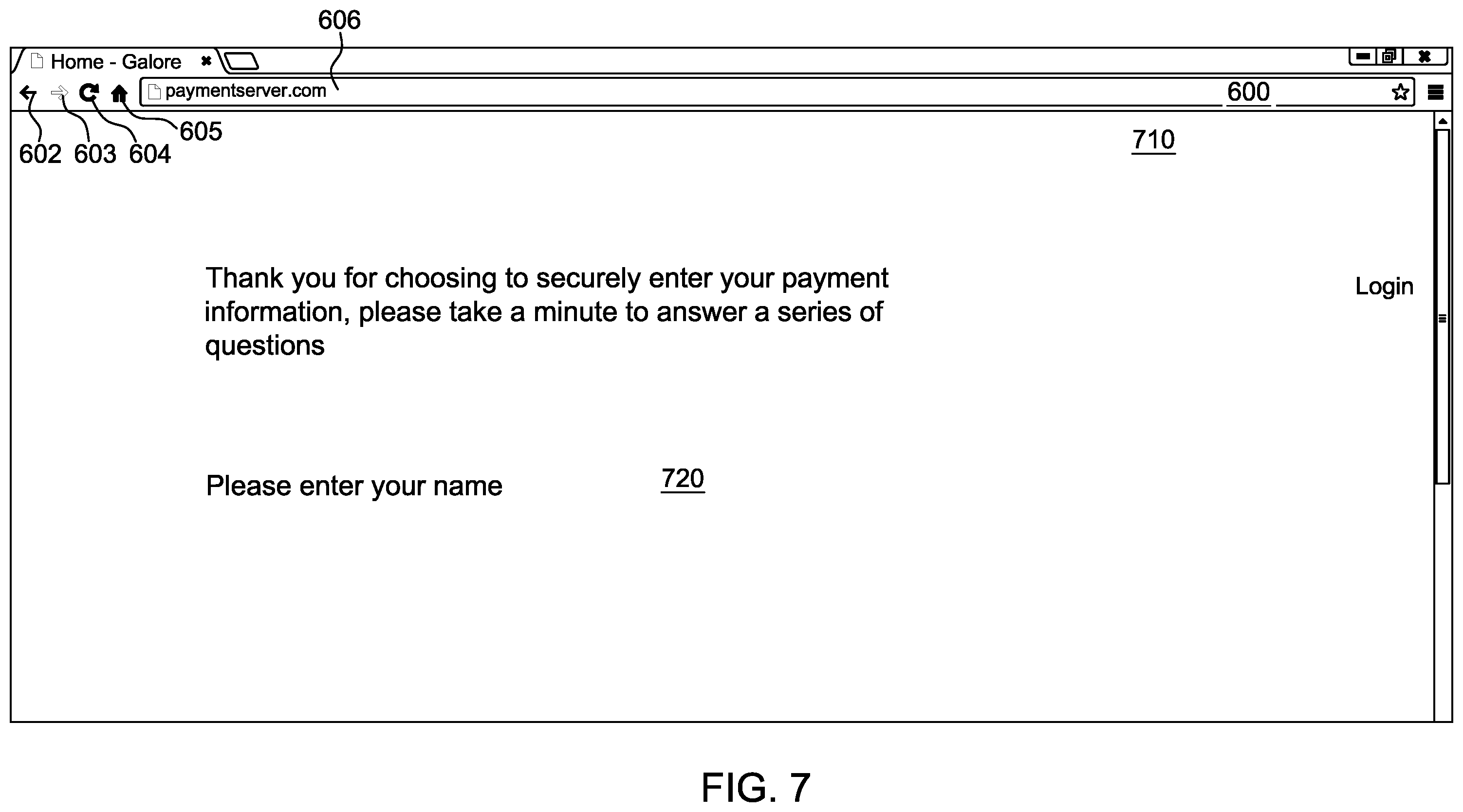 Patent US12586044 Figure 7 – Method and system for a secure registration