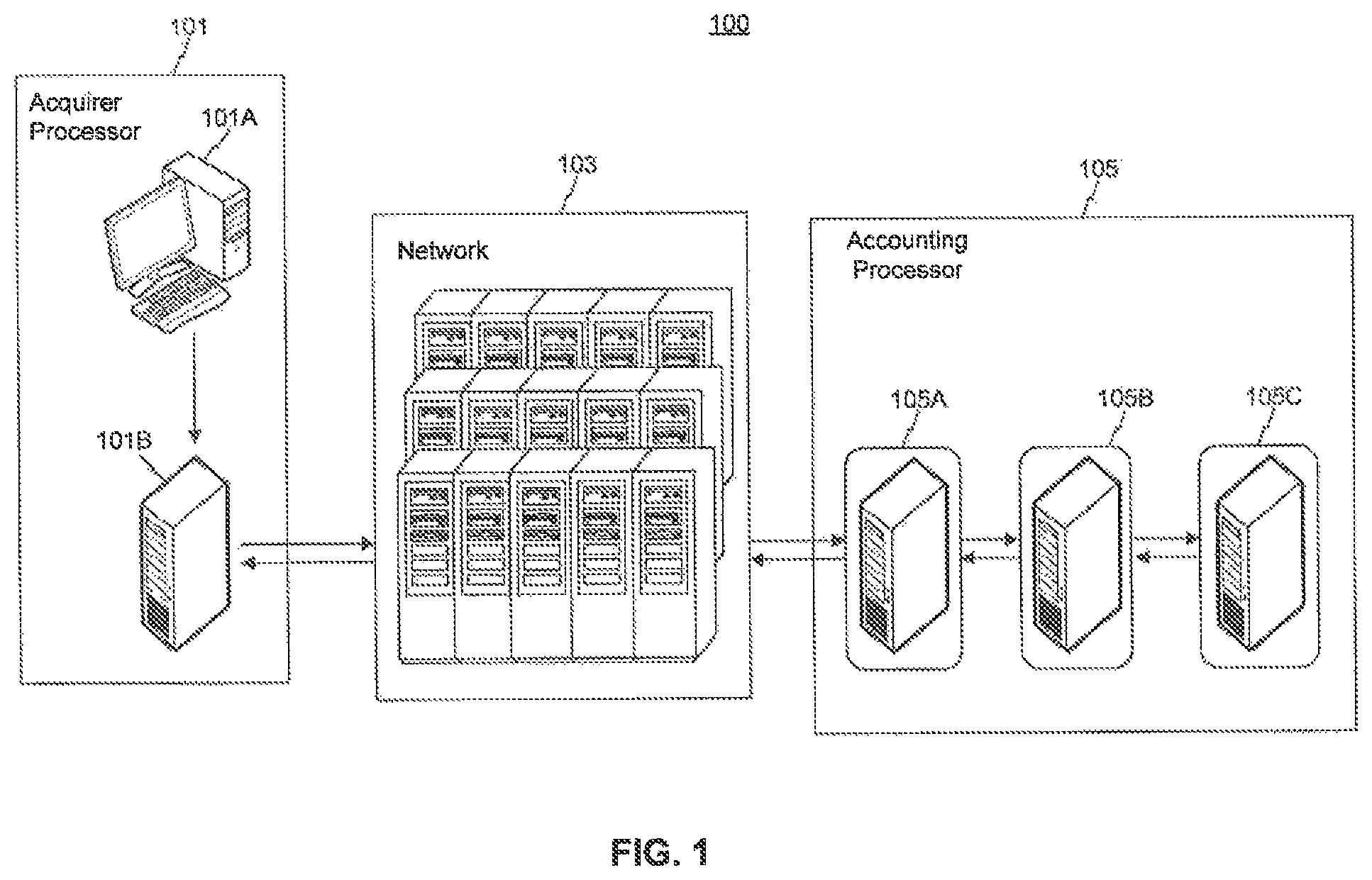 Patent US12586048 Figure 1 – Systems and methods for real-time account access