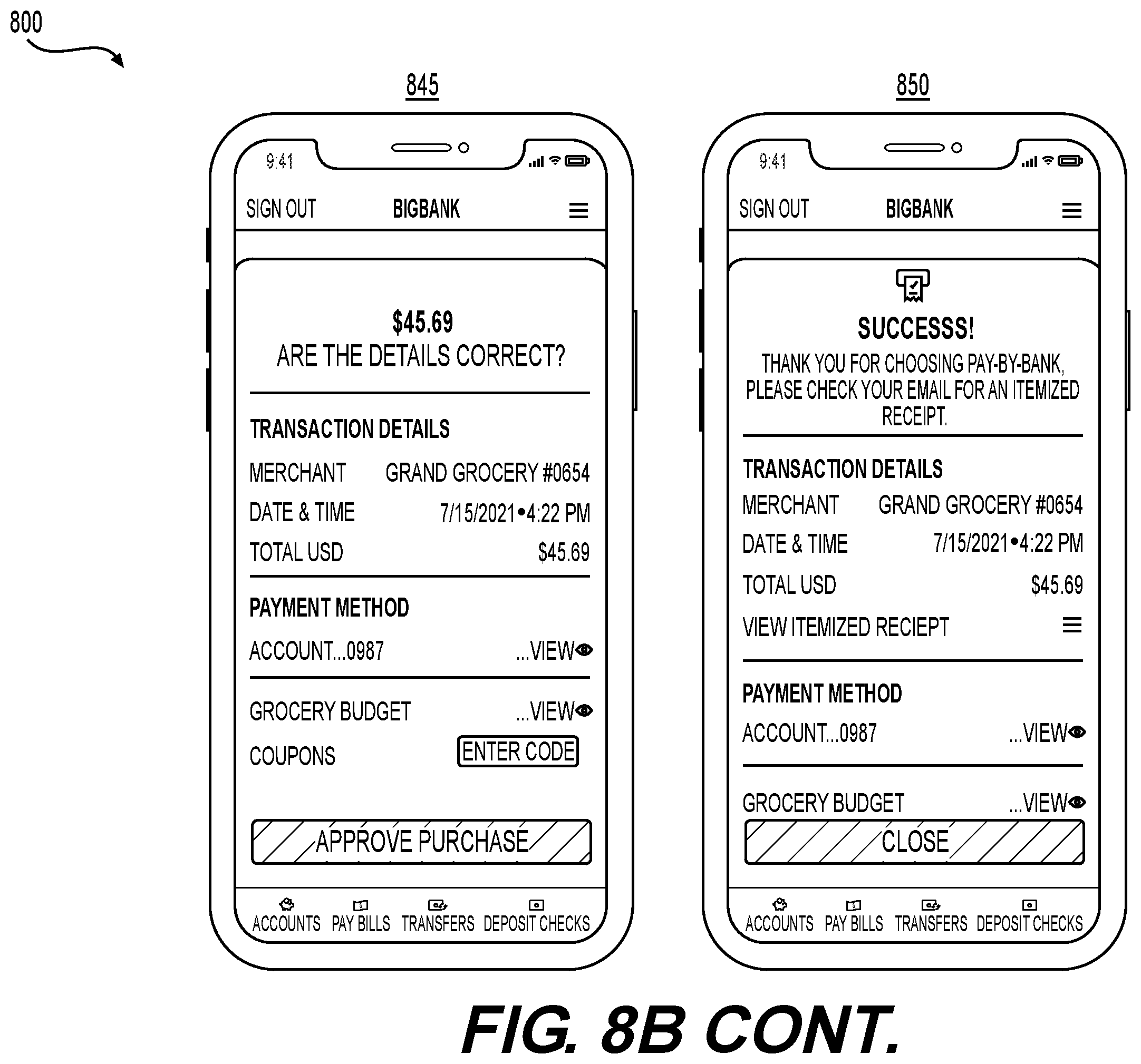 Patent US12586049 Figure 11 – System and method for providing a real-time payment between a customer financial institution account and a merchant financial institution account for a transaction based on a direct communication between a user device and a point-of-sale device