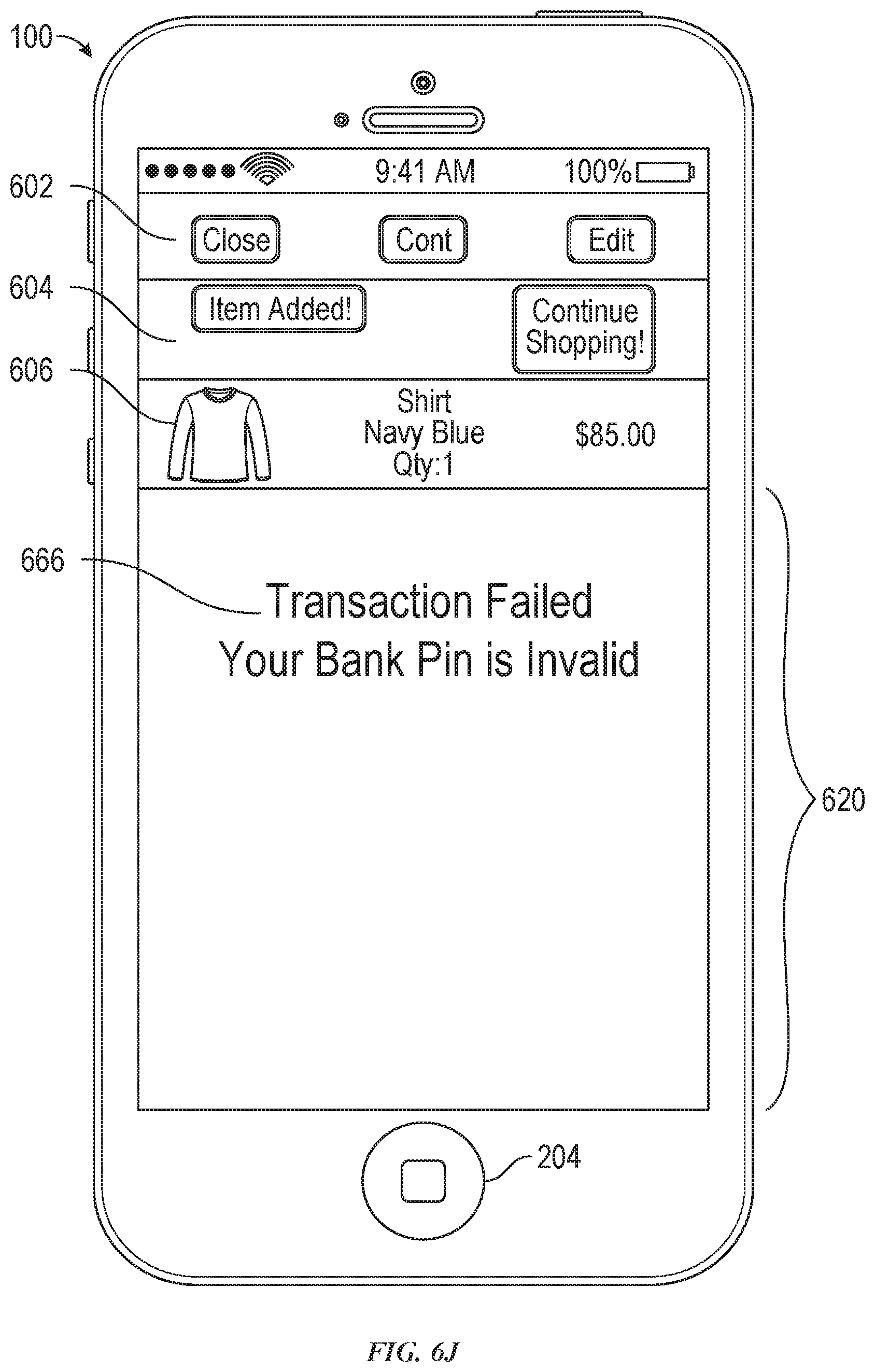 Patent US12586054 Figure 19 – User interface for payments