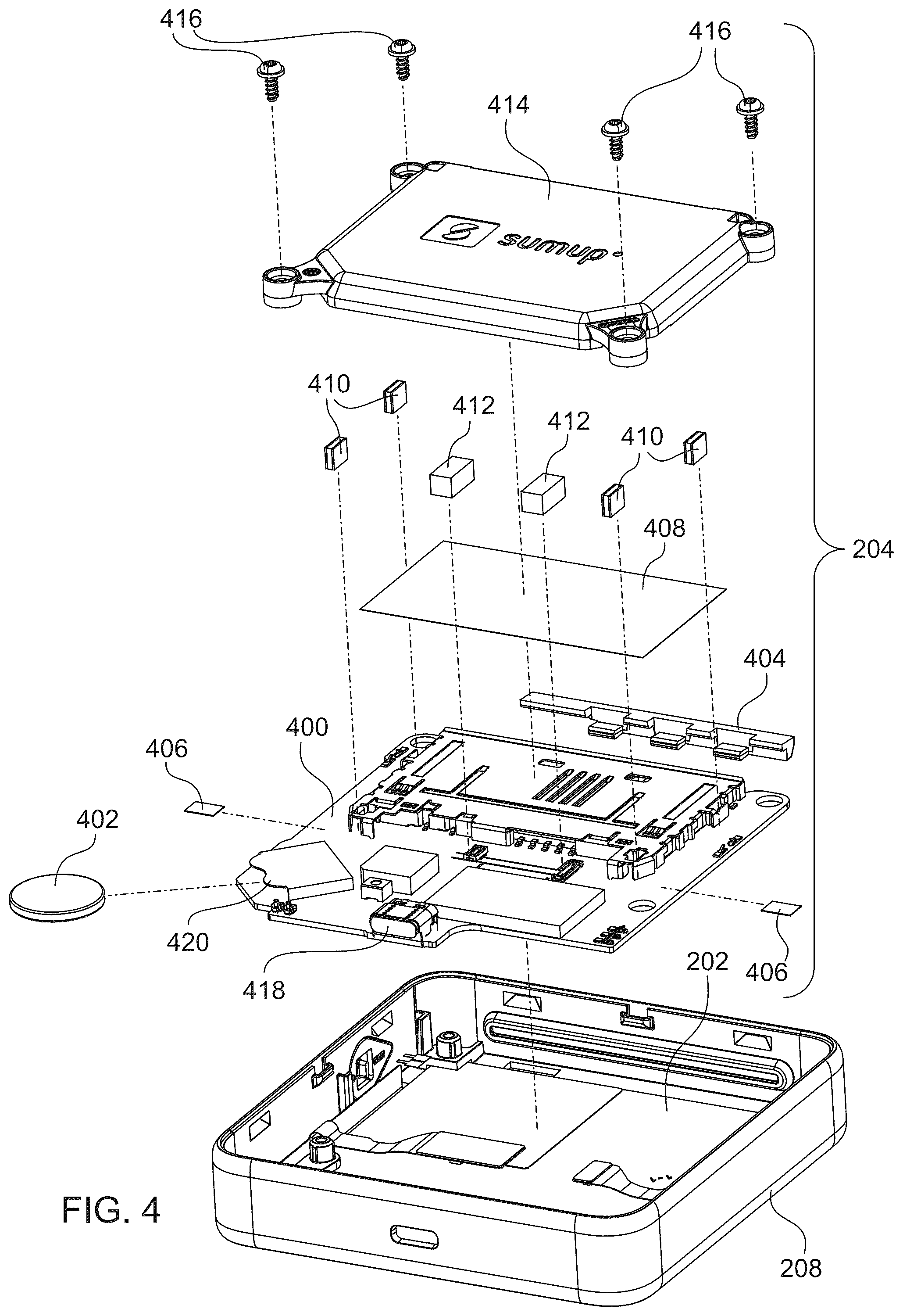 Patent US12586056 Figure 4 – Microprocessor as a security layer