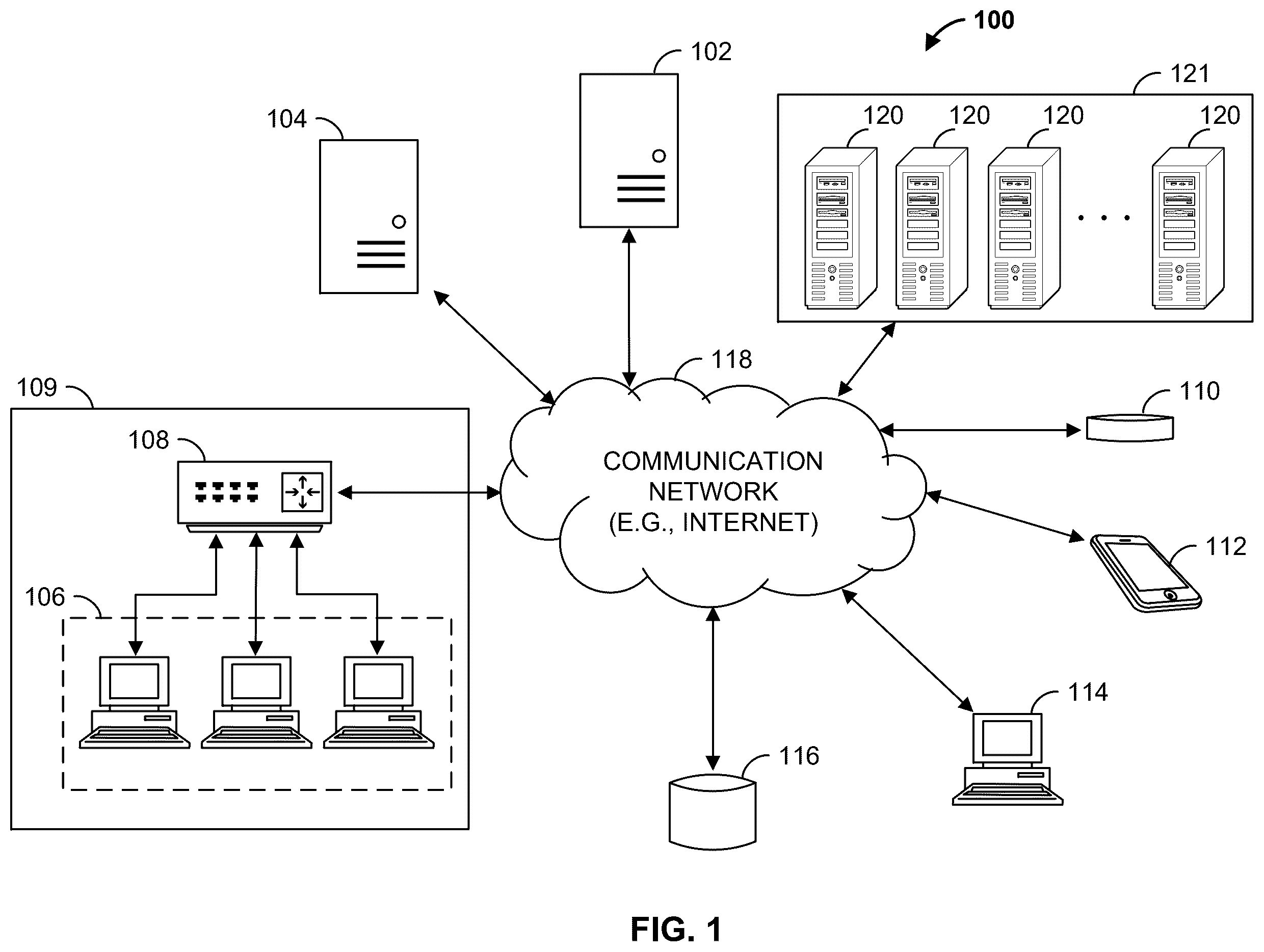 Patent US12586068 Figure 1 – Systems and methods for detecting email manipulation using machine learning