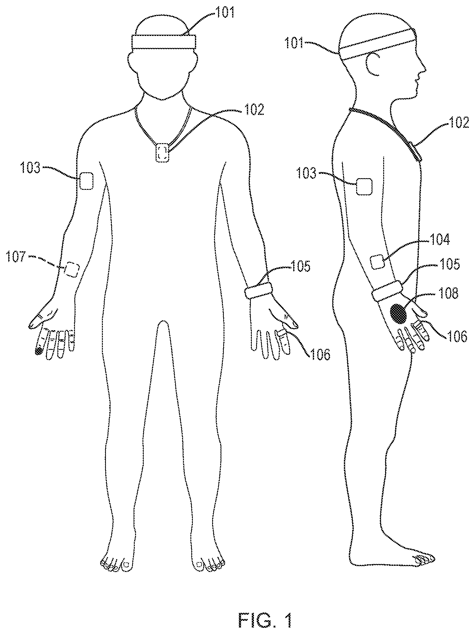 Patent US12586072 Figure 1 – Self-contained biometric device, system, and method for secure digital transactions, identity verification, and multi-currency asset management