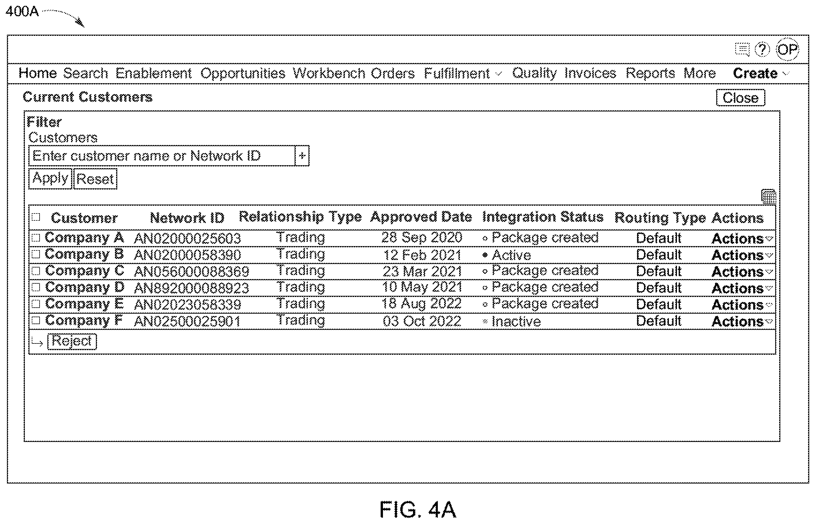 Patent US12586075 Figure 4 – Generation of integration content for transaction networks