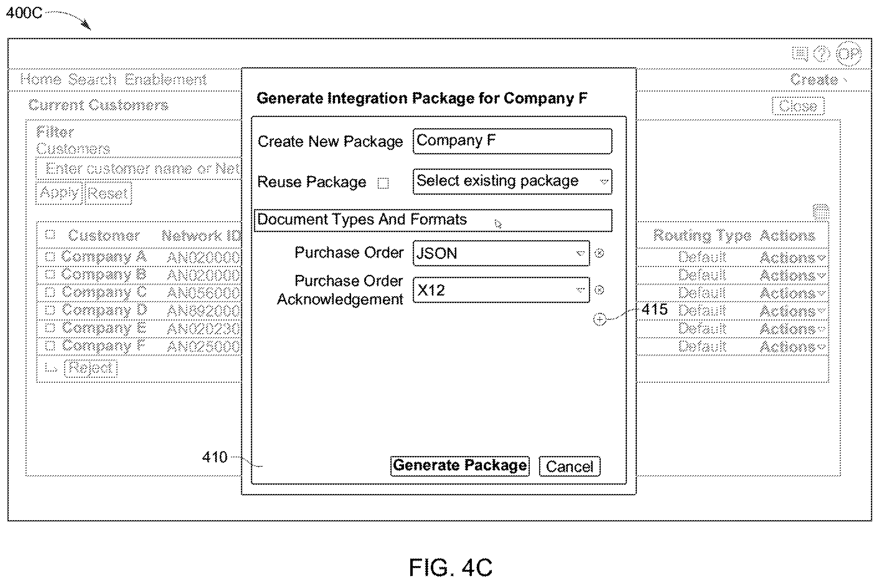 Patent US12586075 Figure 6 – Generation of integration content for transaction networks