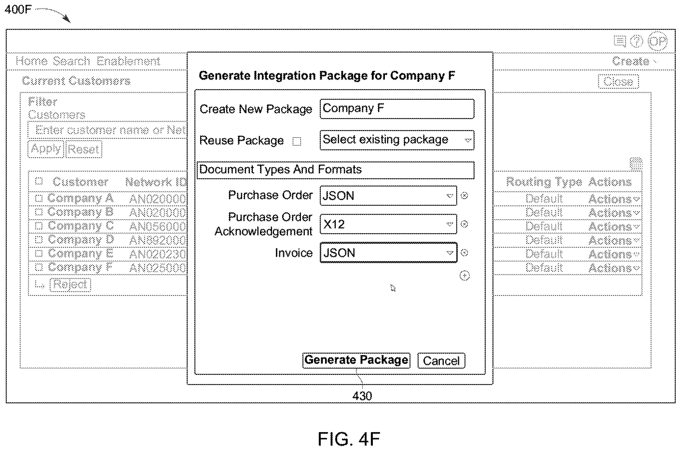 Patent US12586075 Figure 9 – Generation of integration content for transaction networks