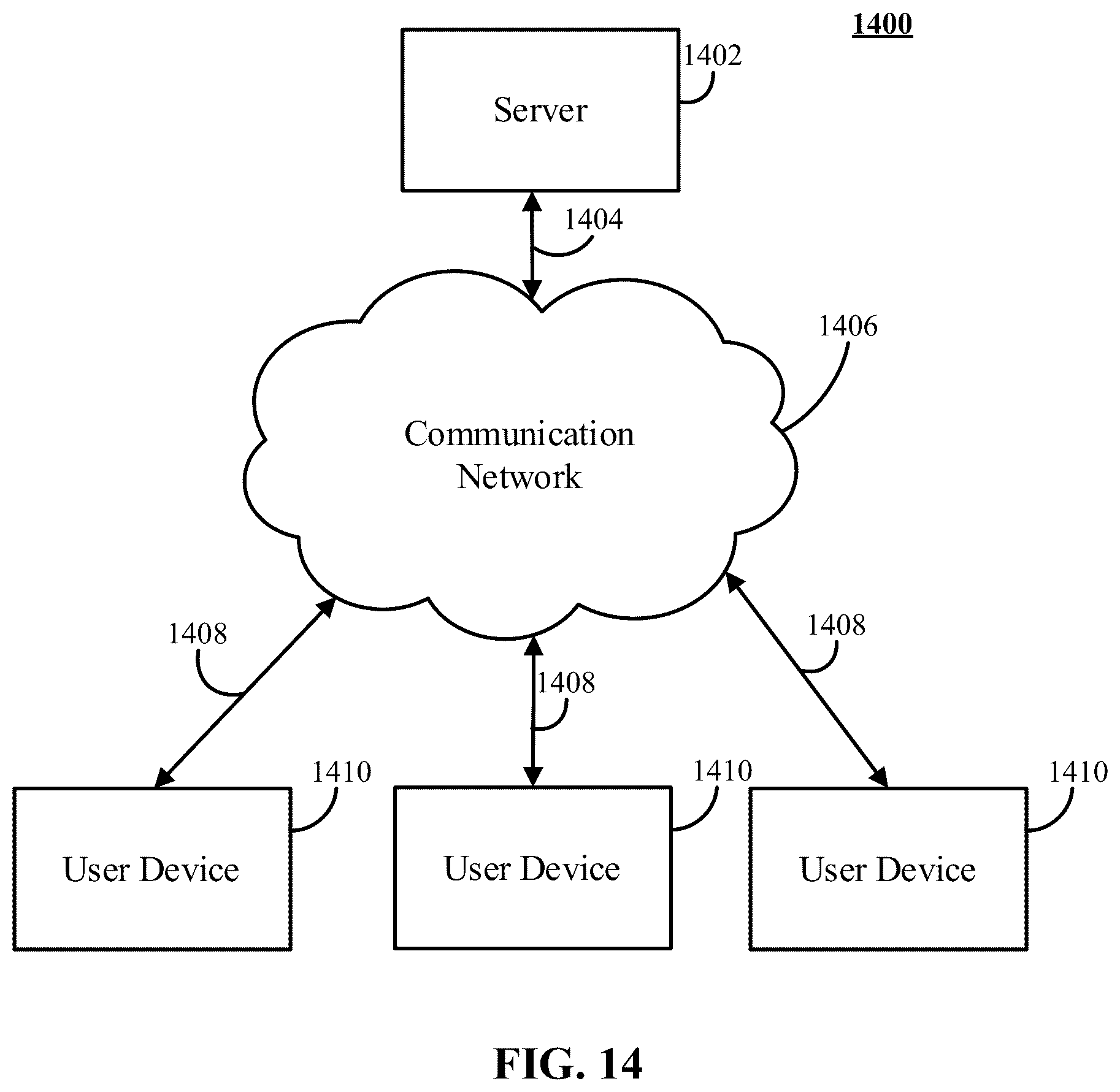 Patent US12586100 Figure 14 – Methods, systems, and media for inhibiting the transmission of media content based on frequency and exposure measurements