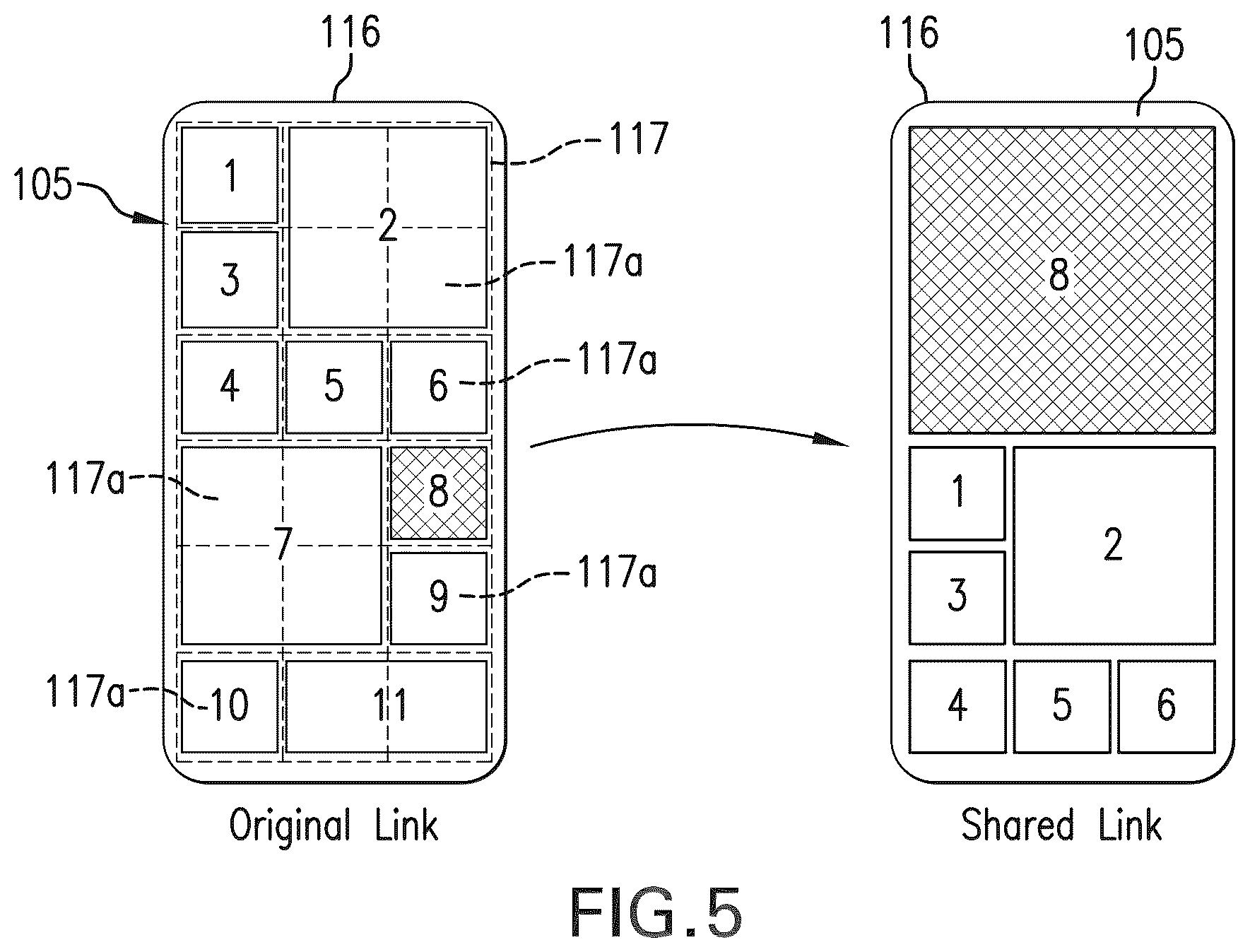 Patent US12586101 Figure 5 – Dynamic generation and organization of digital circulars
