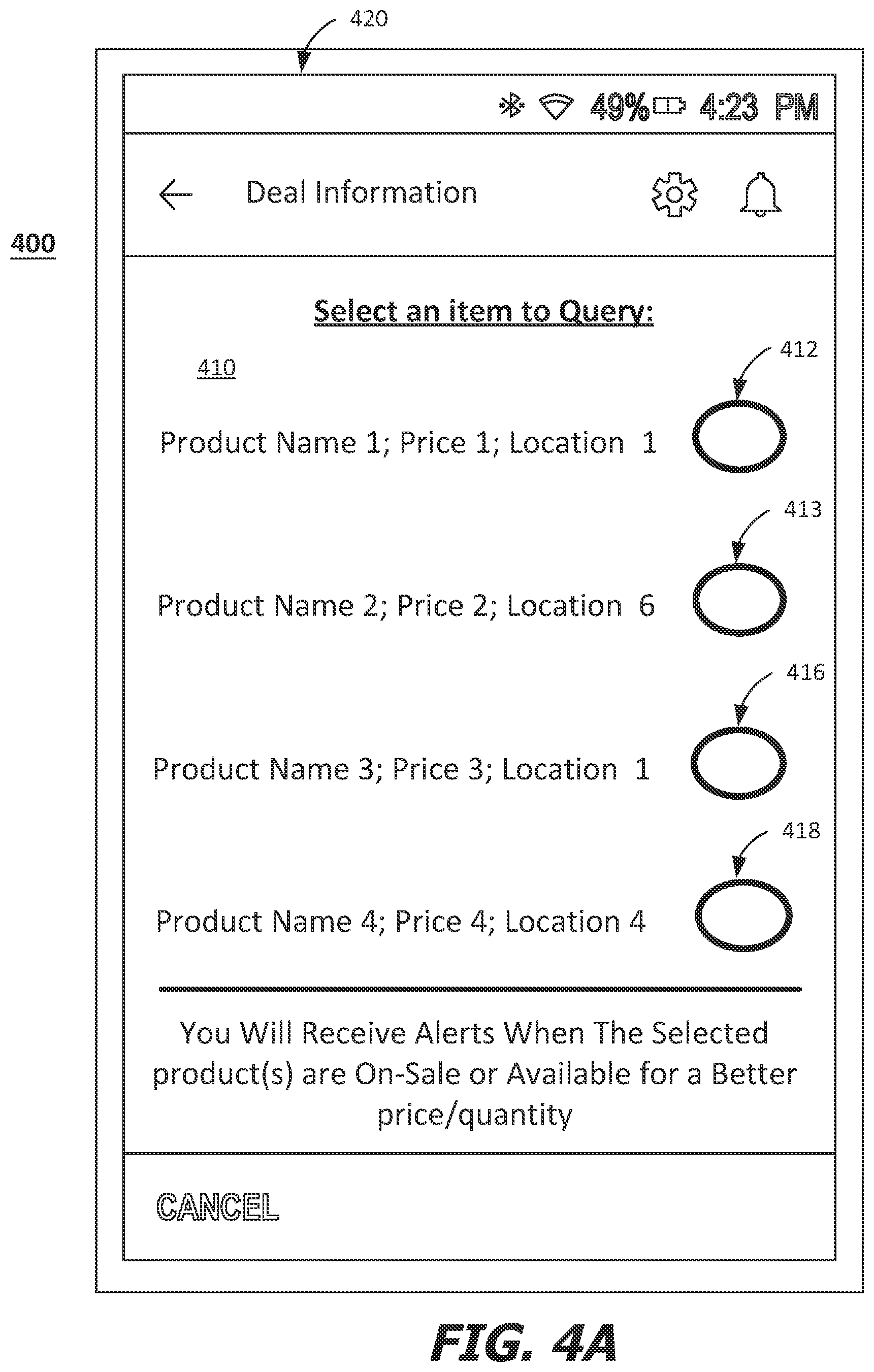 Patent US12586111 Figure 4 – Transaction and receipt based alert and notification system and techniques