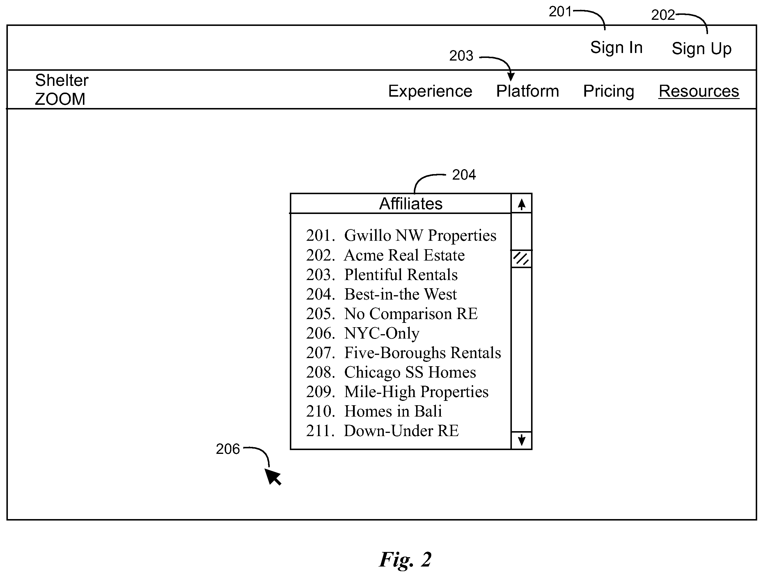 Patent US12586139 Figure 2 – Offer management and document management system