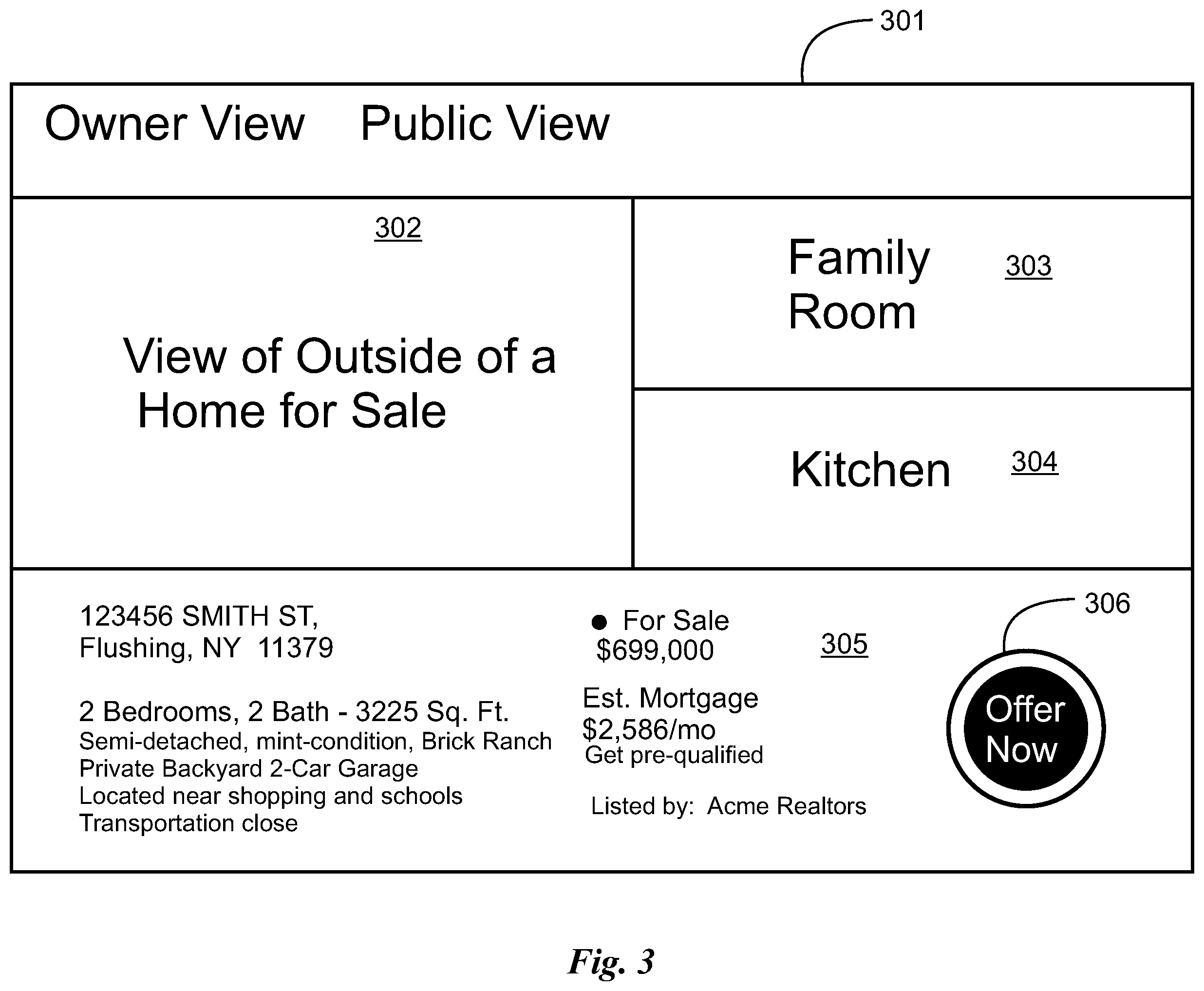 Patent US12586139 Figure 3 – Offer management and document management system