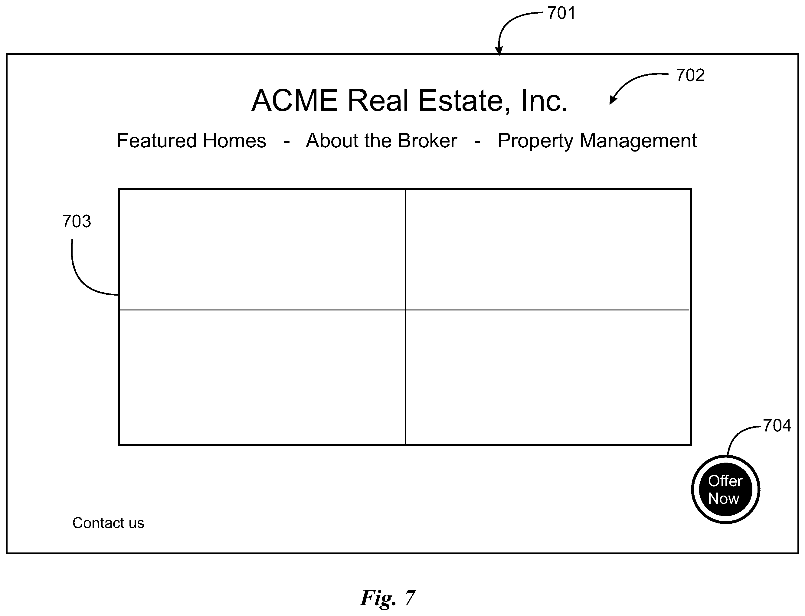 Patent US12586139 Figure 7 – Offer management and document management system