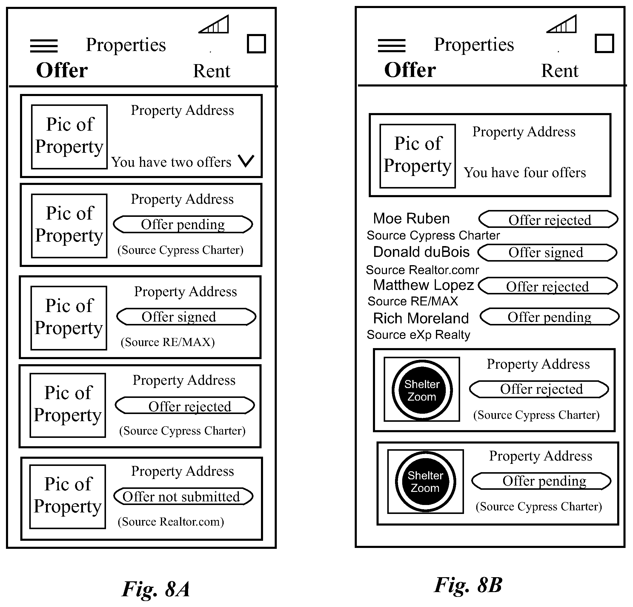 Patent US12586139 Figure 8 – Offer management and document management system