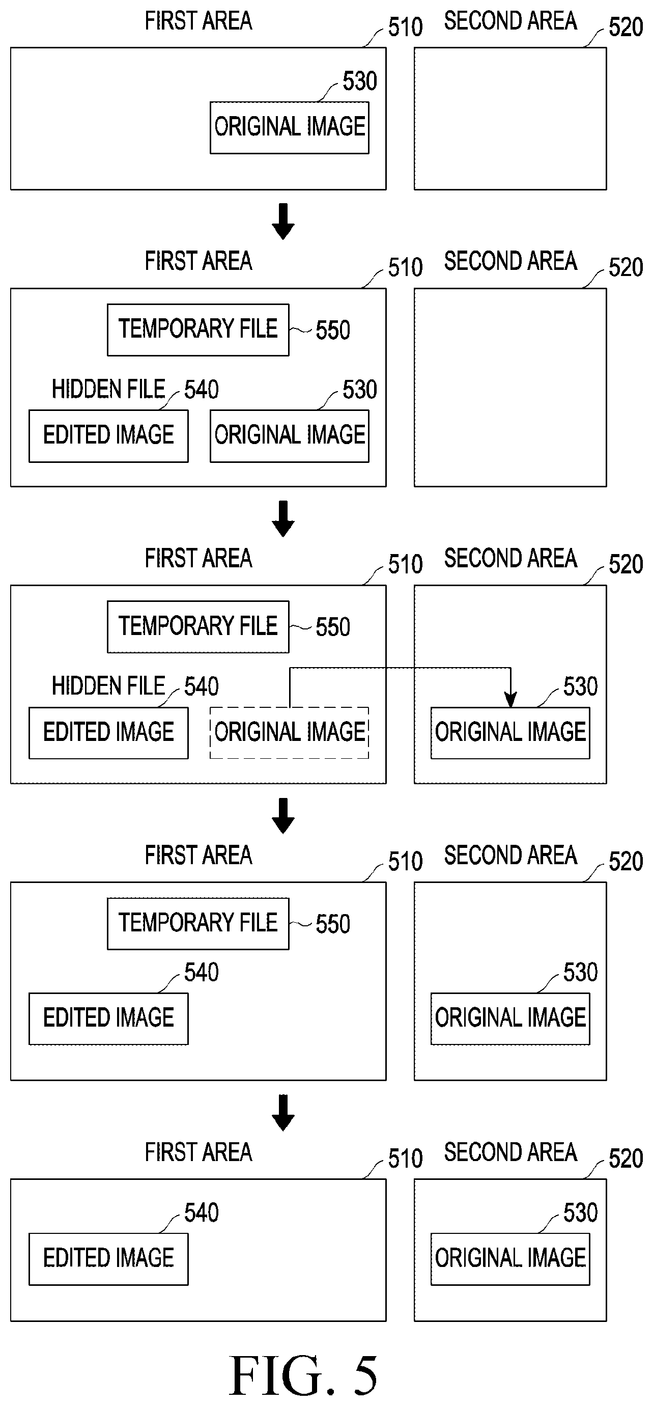 Patent US12586145 Figure 5 – Method and apparatus for editing video in electronic device