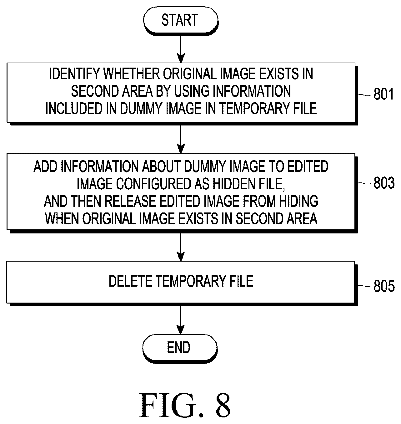 Patent US12586145 Figure 8 – Method and apparatus for editing video in electronic device