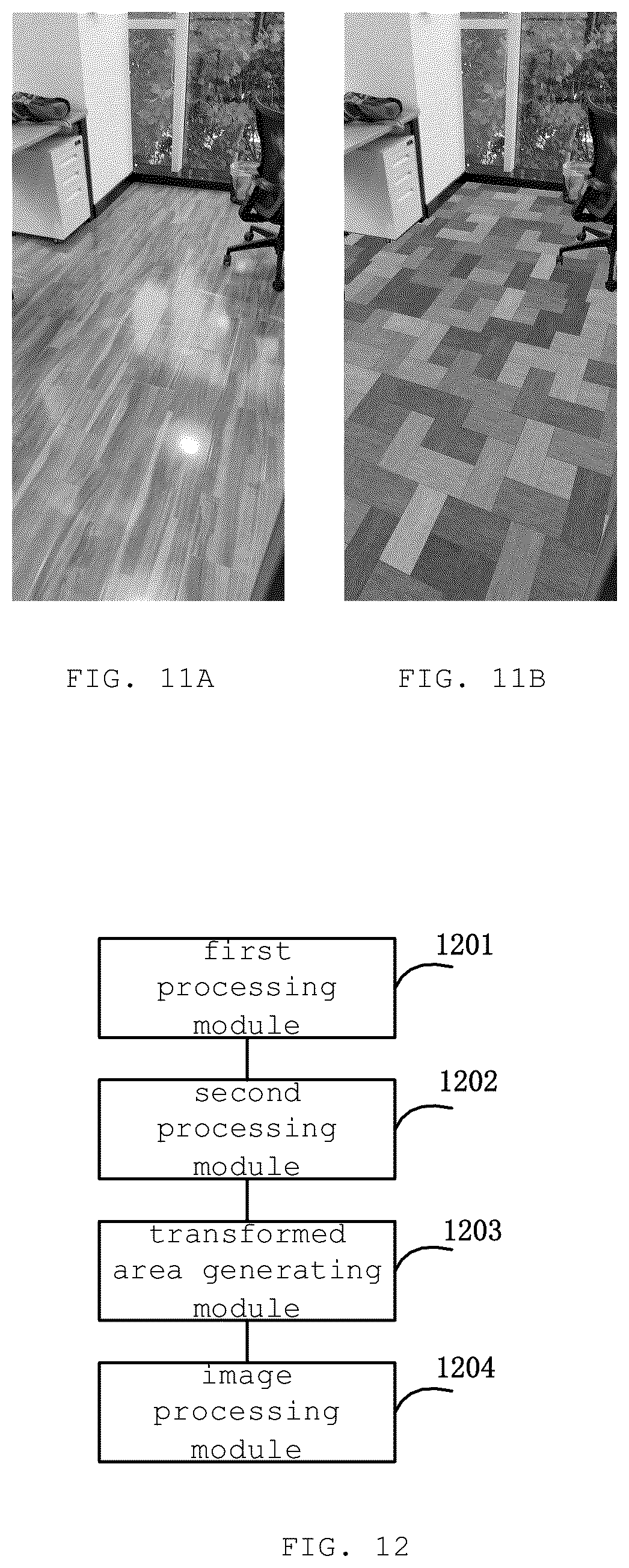 Patent US12586147 Figure 8 – Image processing method and image processing apparatus for transforming objects within an image