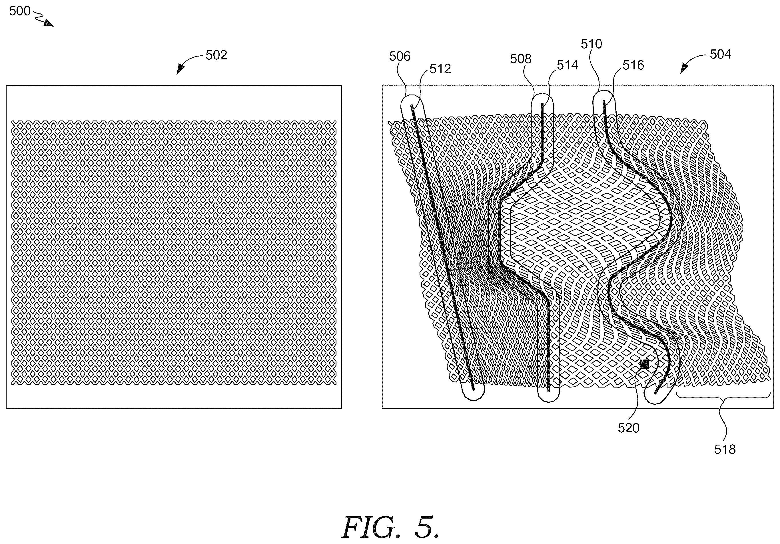 Patent US12586148 Figure 5 – Efficient image warping based on user input