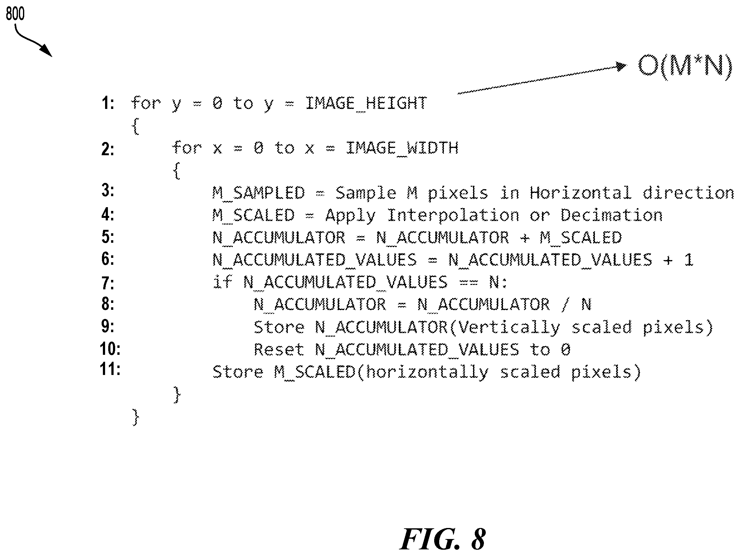 Patent US12586150 Figure 9 – Efficient bi-directional image scaling