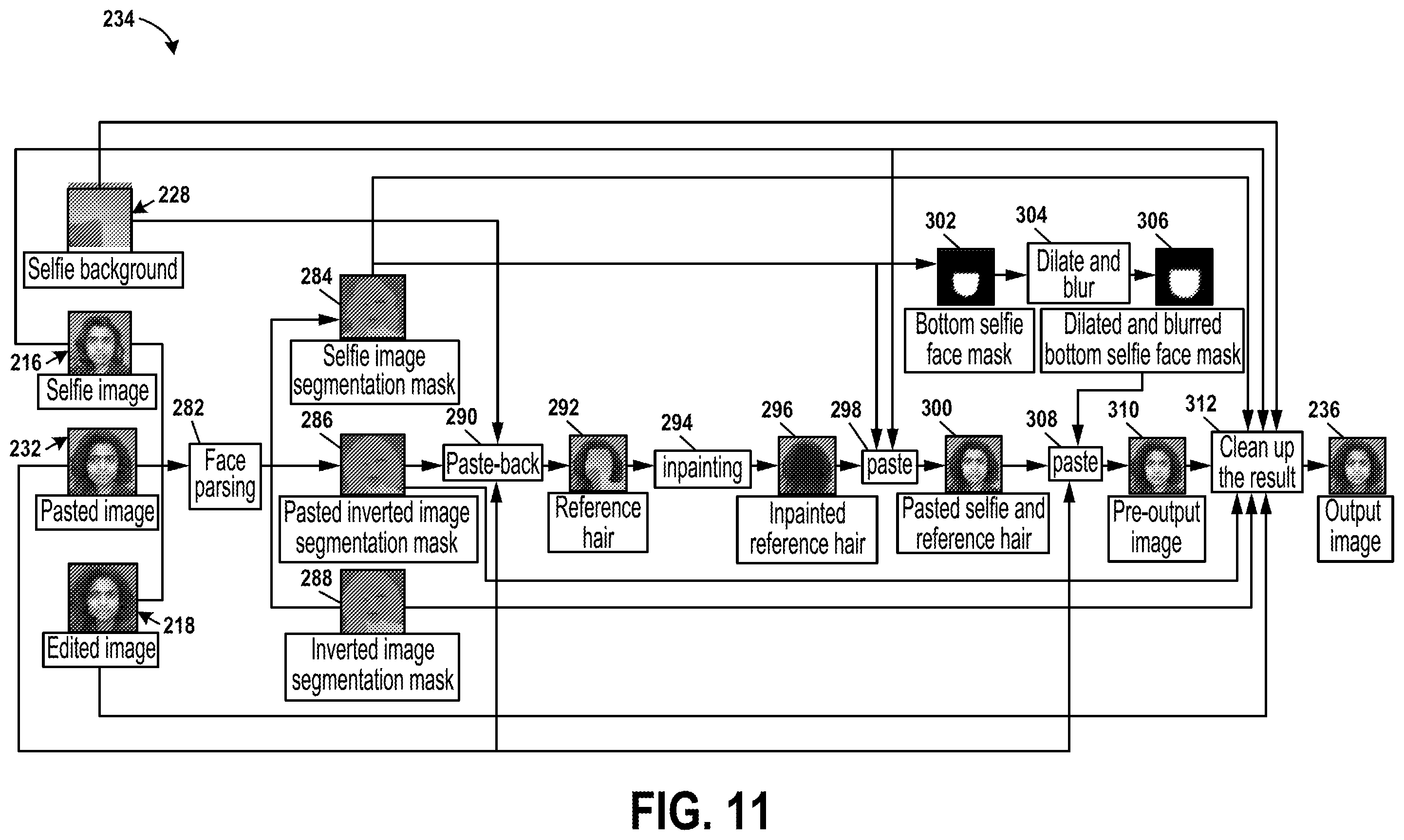 Patent US12586157 Figure 10 – Methods and systems for modifying hair characteristics in a digital image