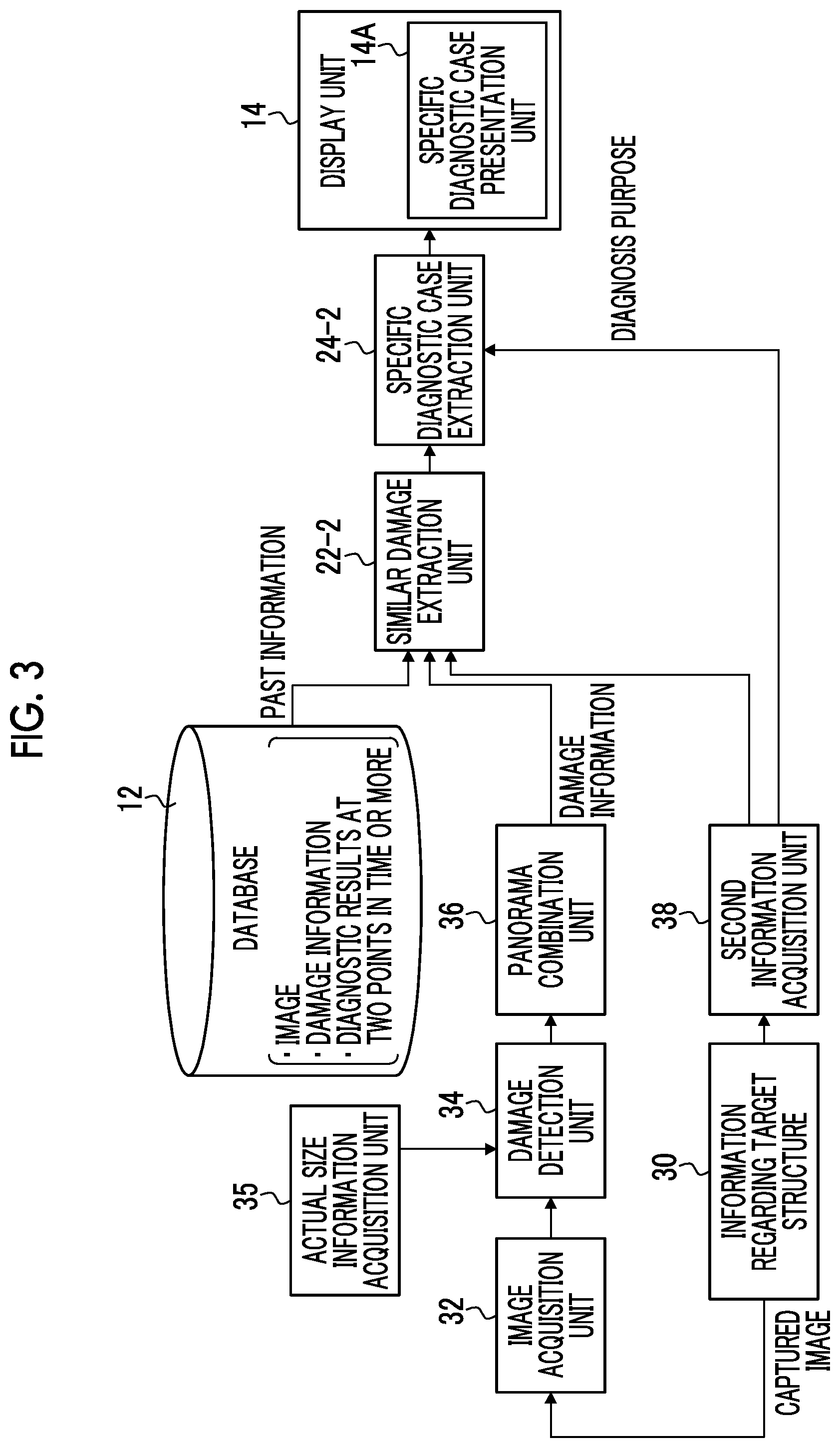 Patent US12586172 Figure 3 – Structure diagnostic case presentation device, method, and program