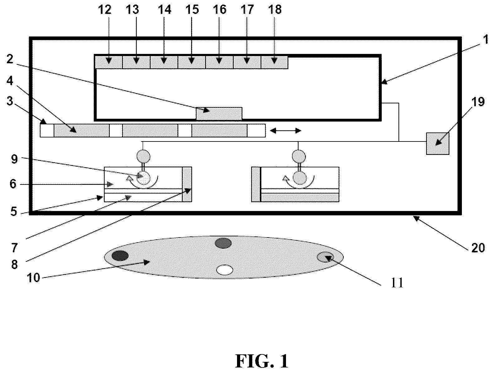 Patent US12586197 Figure 1 – Systems, devices, and methods for visualization of tissue and collection and analysis of data regarding same
