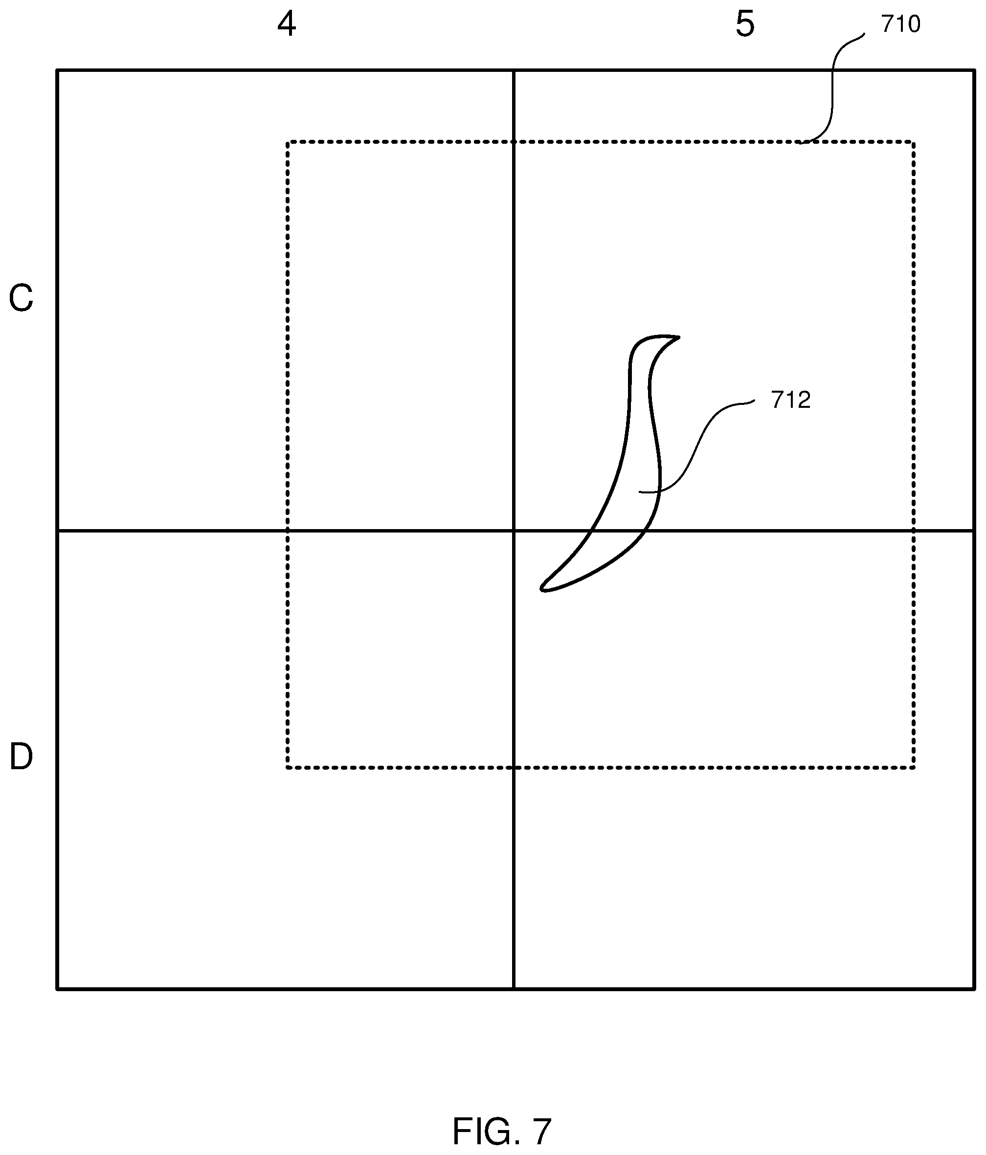 Patent US12586198 Figure 7 – Image analysis for identifying objects and classifying background exclusions