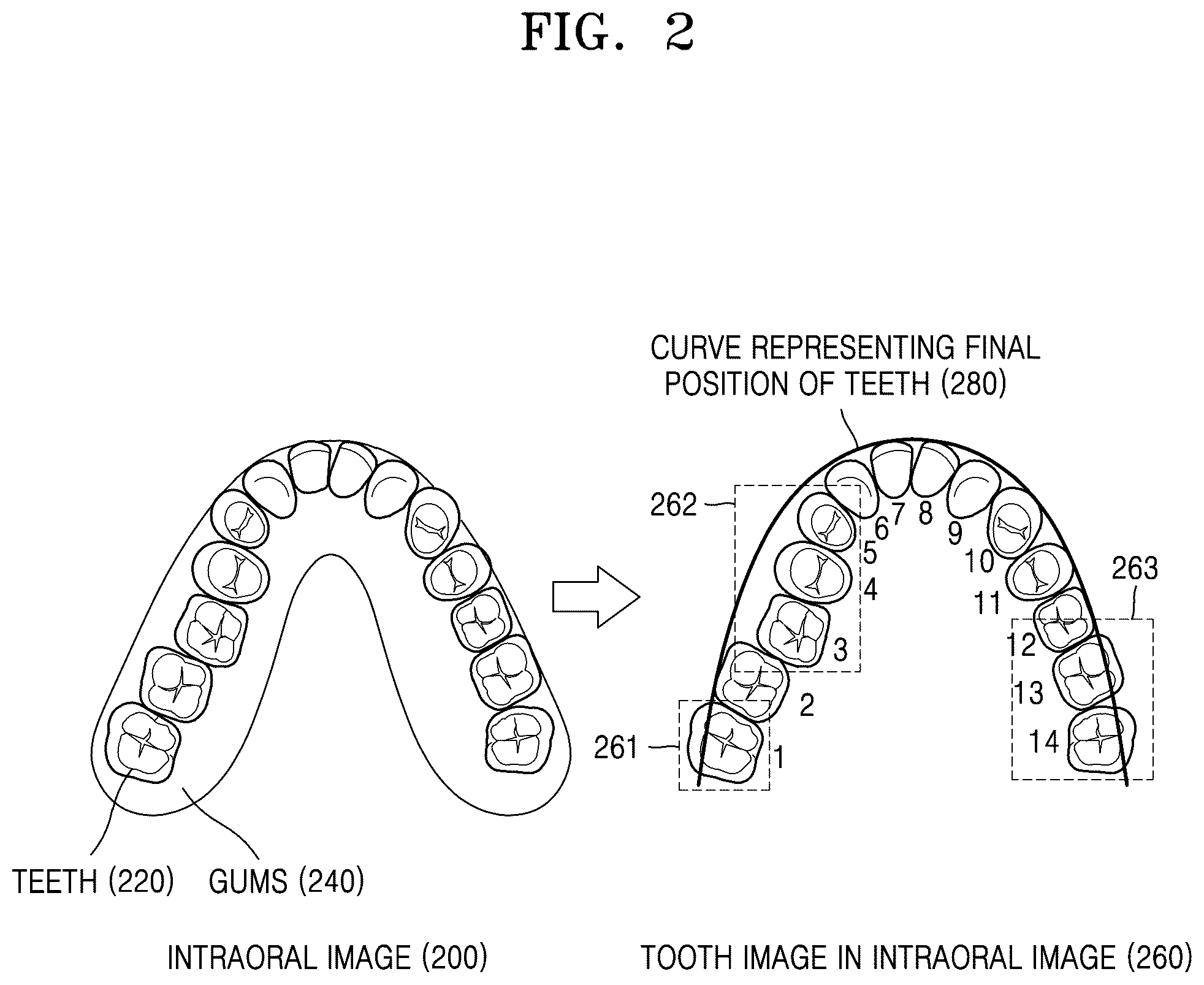 Patent US12586201 Figure 2 – Oral image processing device and oral image processing method