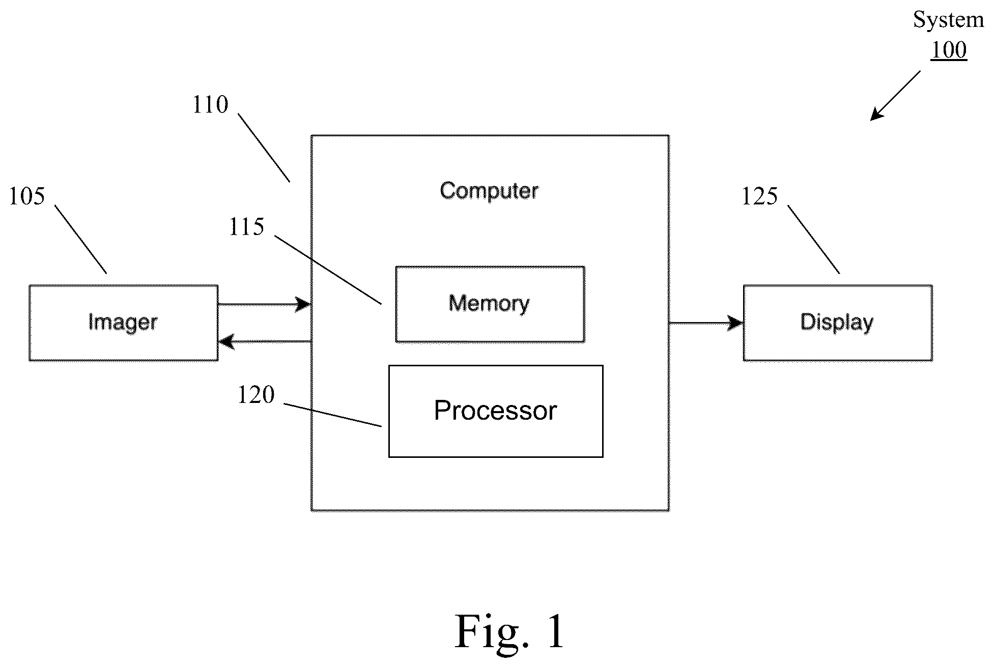 Patent US12586211 Figure 1 – System and method for event detection using an imager