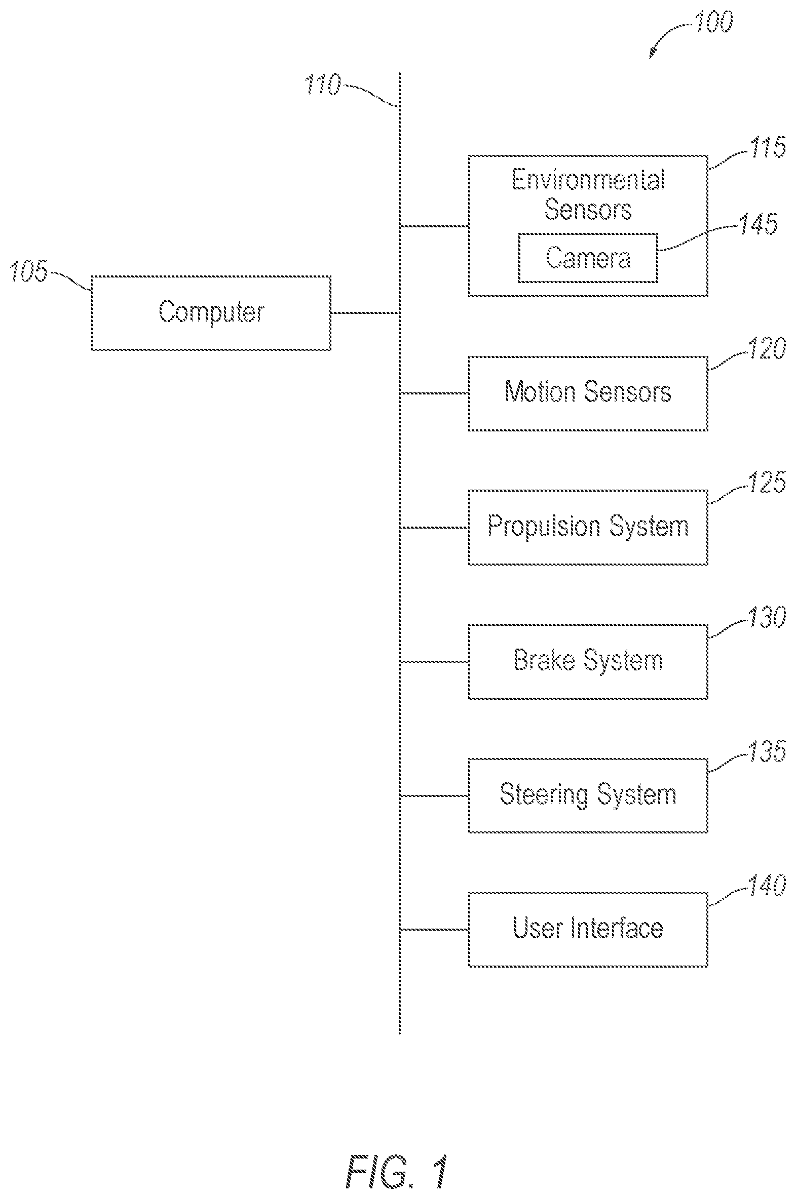 Patent US12586215 Figure 1 – Vehicle pose