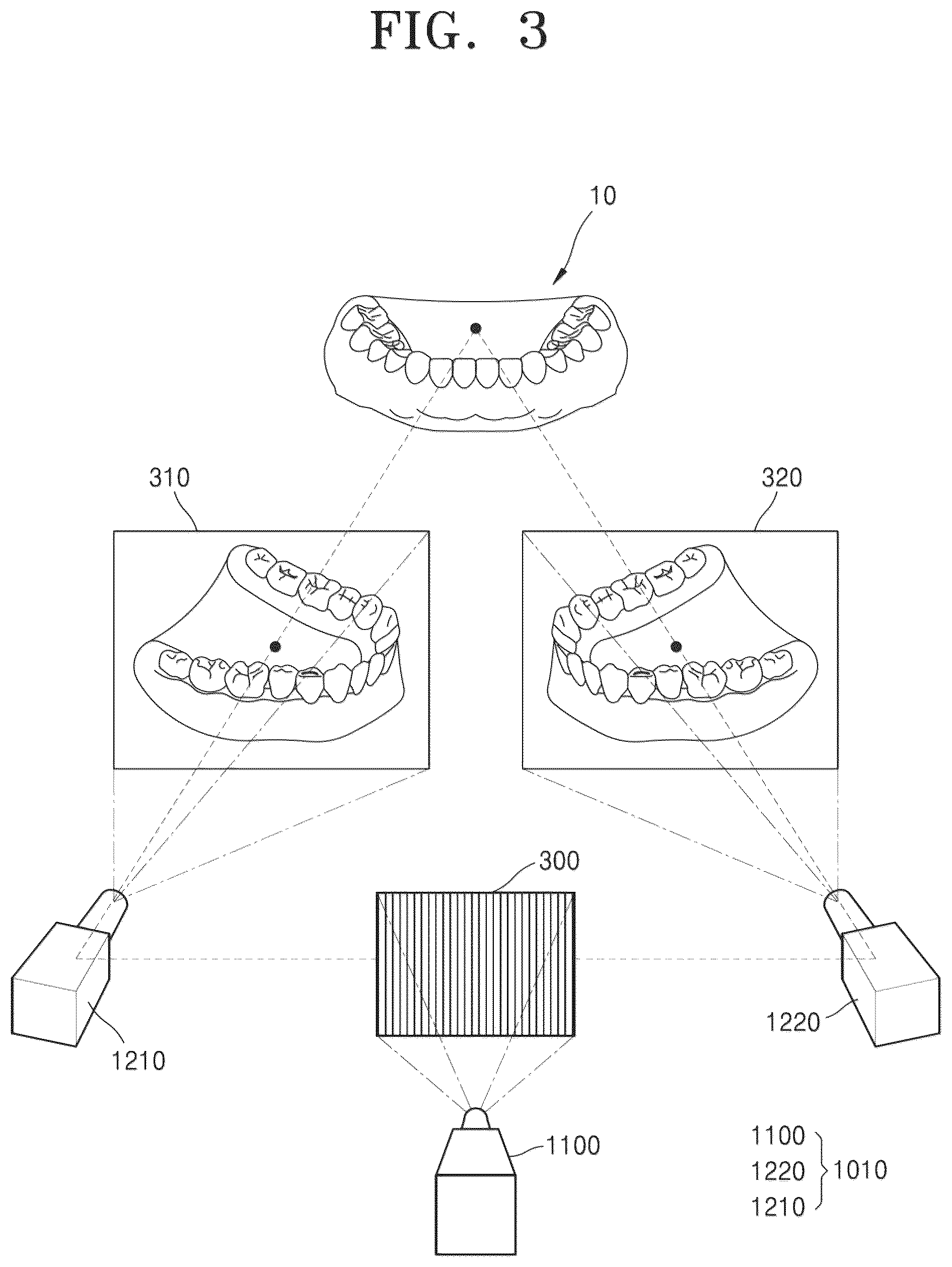 Patent US12586224 Figure 3 – Three-dimensional scanning system and method for operating same