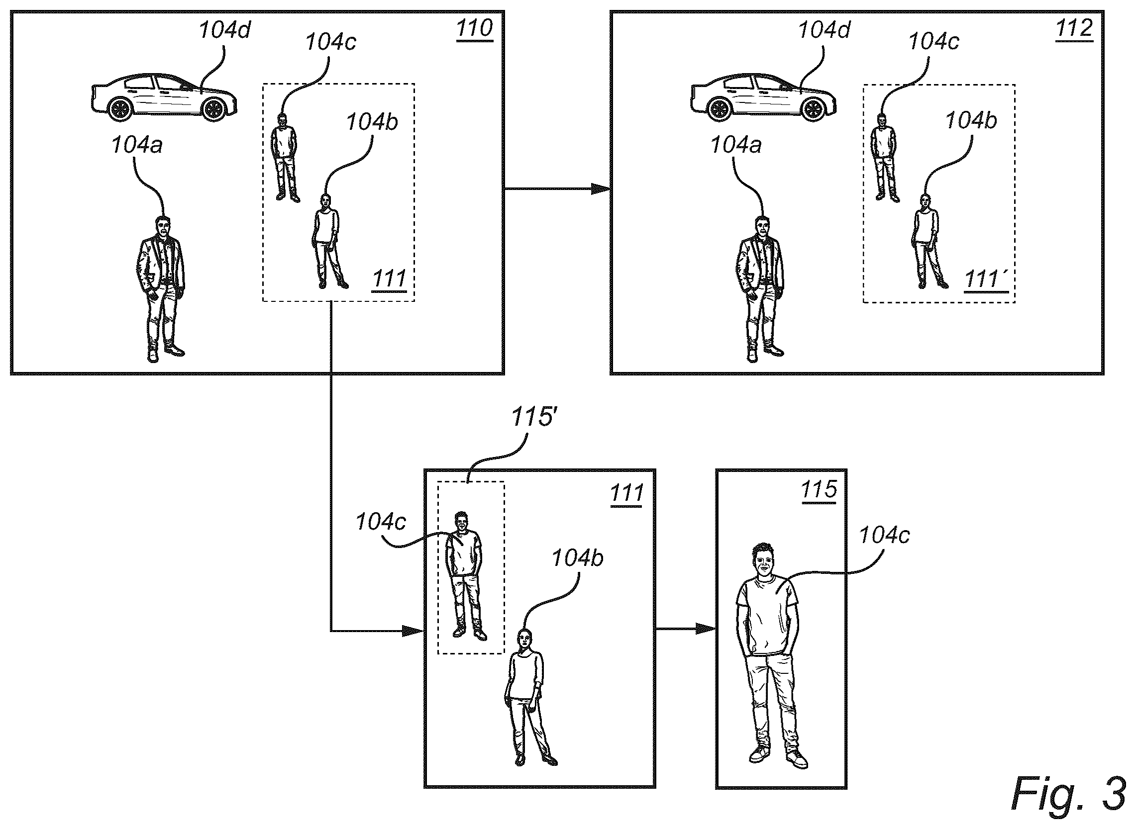 Patent US12586232 Figure 3 – Method for object detection using cropped images