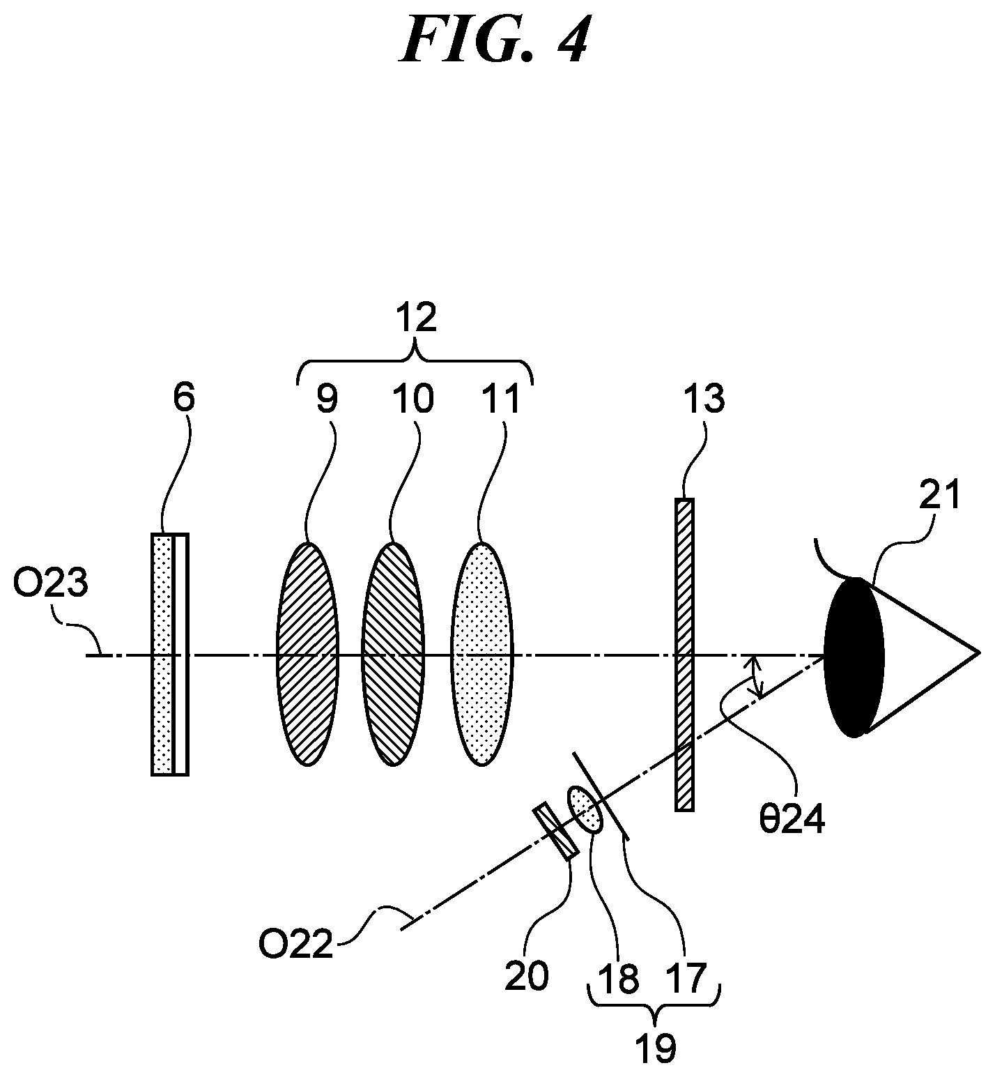 Patent US12586234 Figure 4 – Detection device detecting gaze point of user, control method therefor, and storage medium storing control program therefor