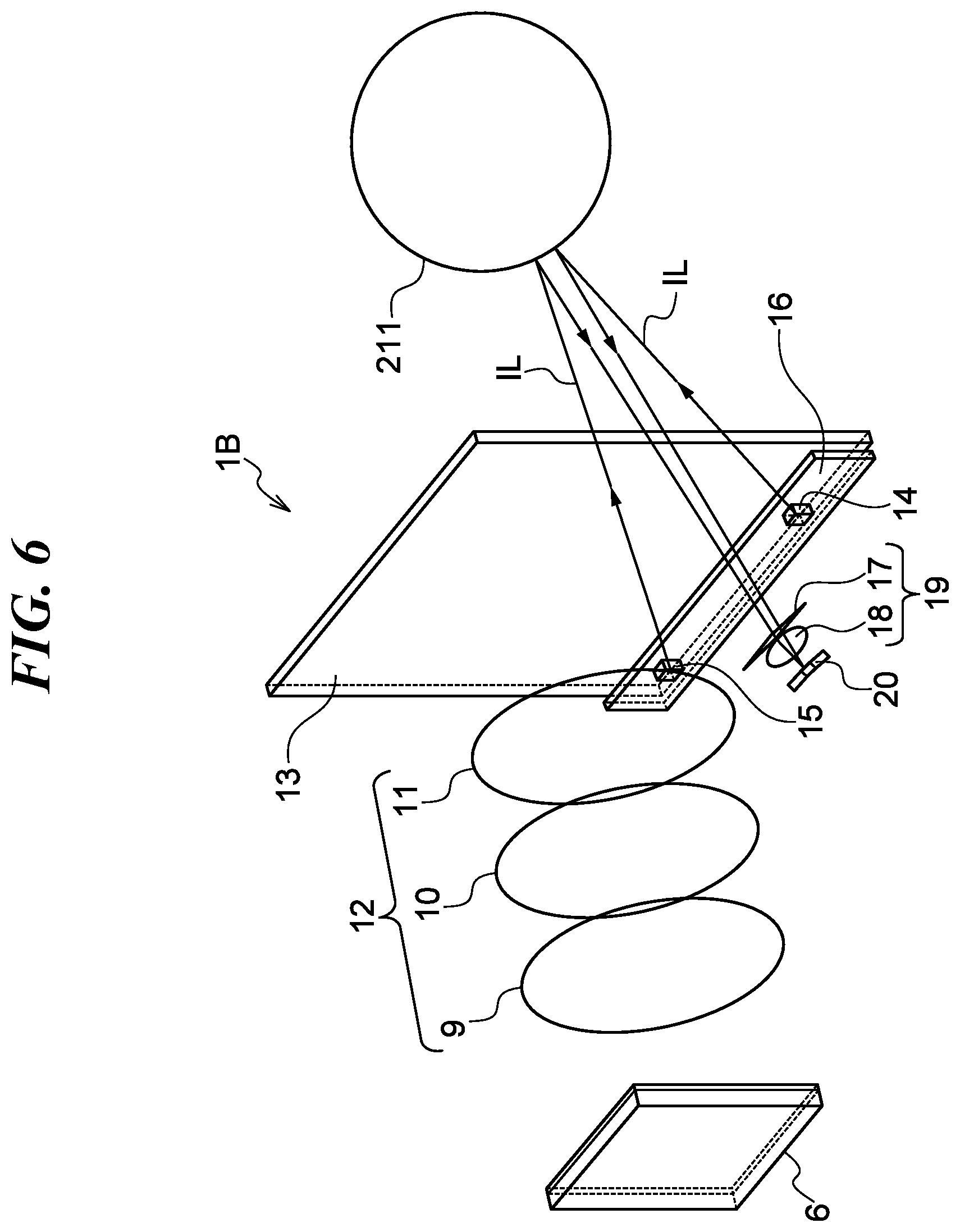 Patent US12586234 Figure 6 – Detection device detecting gaze point of user, control method therefor, and storage medium storing control program therefor