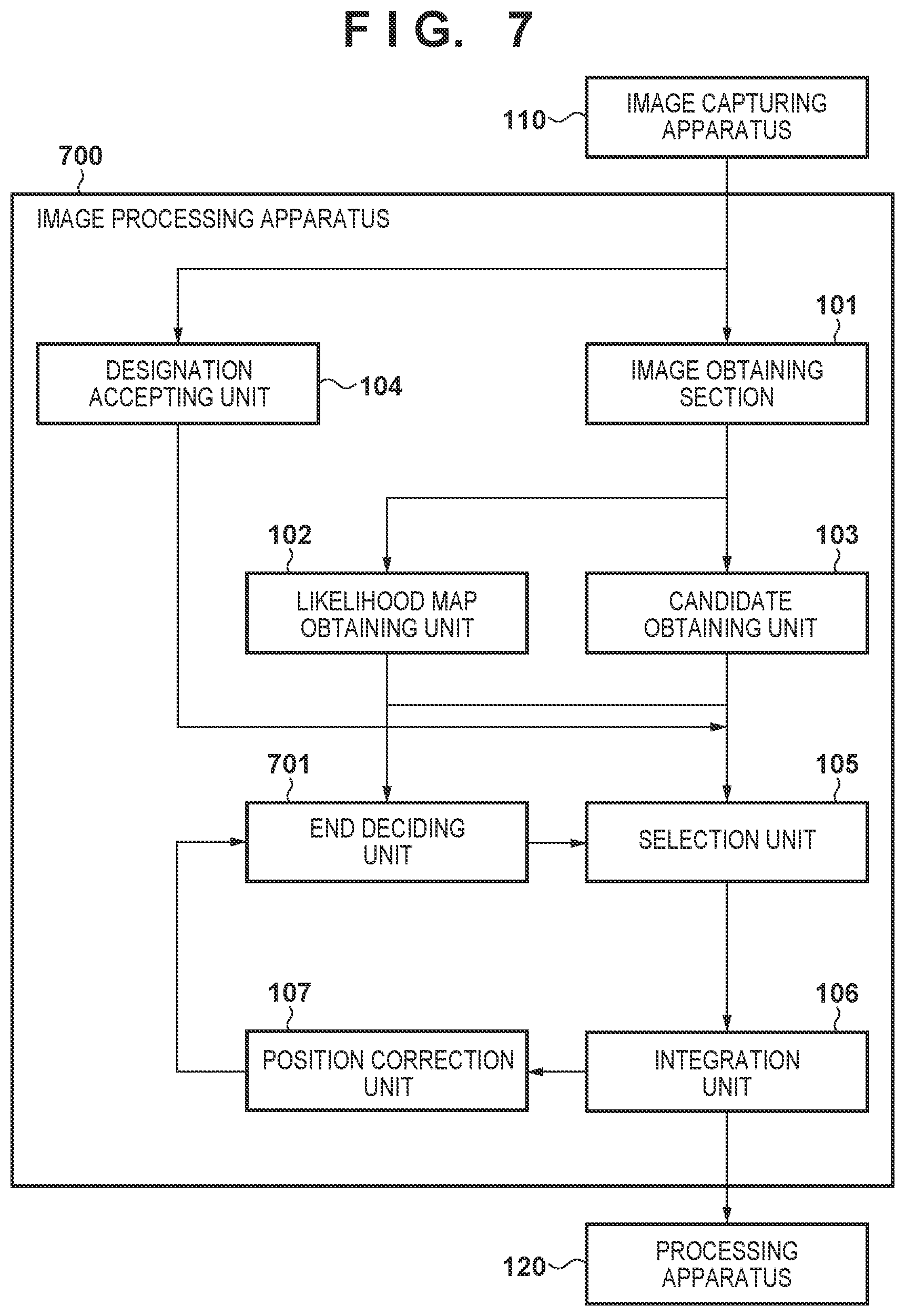 Patent US12586240 Figure 8 – Image processing apparatus and control method for same