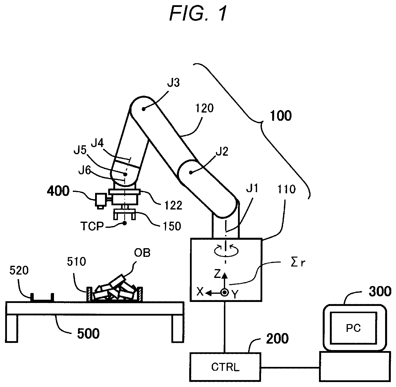 Patent US12586242 Figure 1 – Method, system, and computer program for recognizing position and attitude of object imaged by camera
