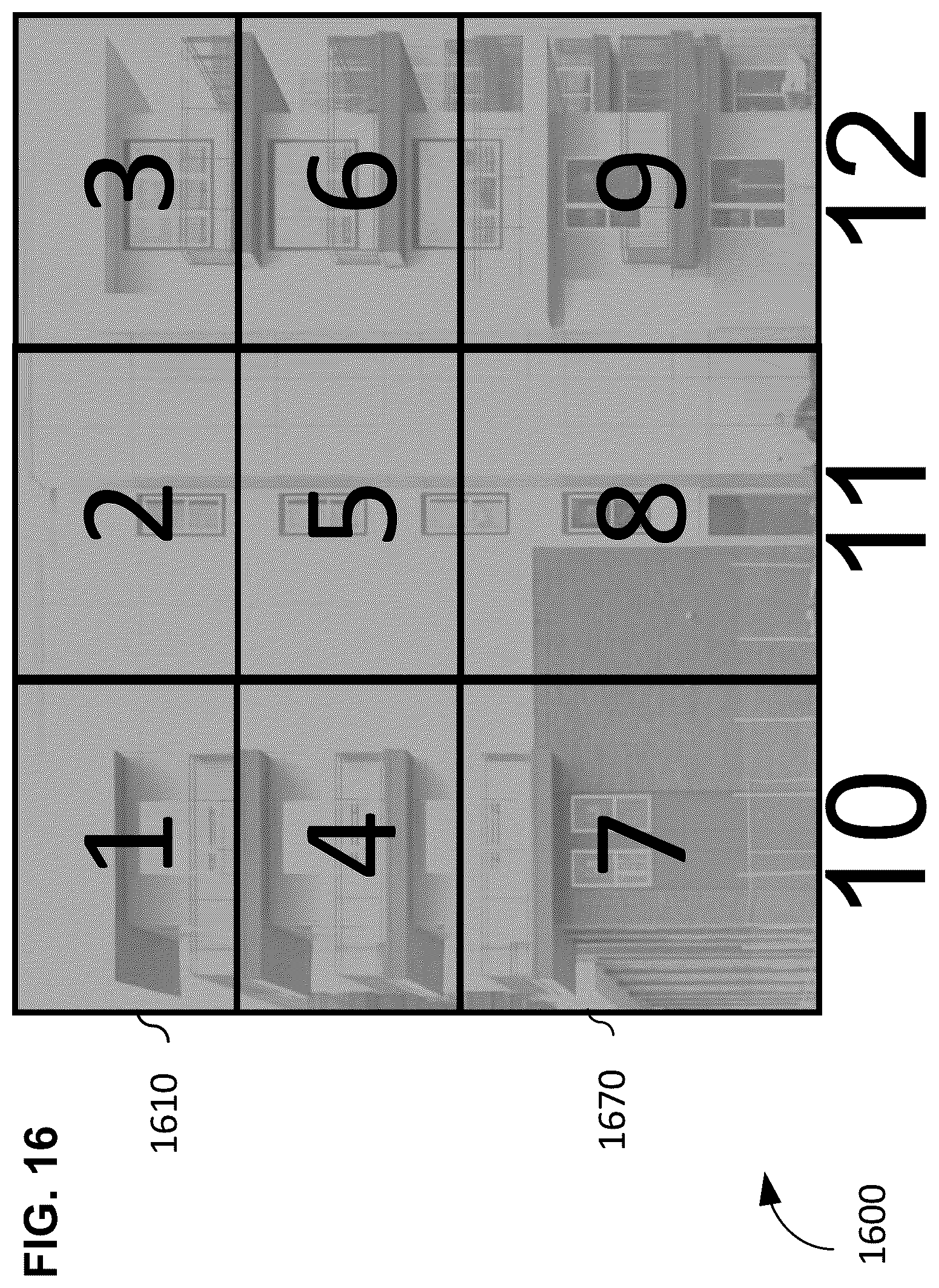 Patent US12586244 Figure 15 – Composite image capture with two degrees of freedom camera capturing overlapping image frames