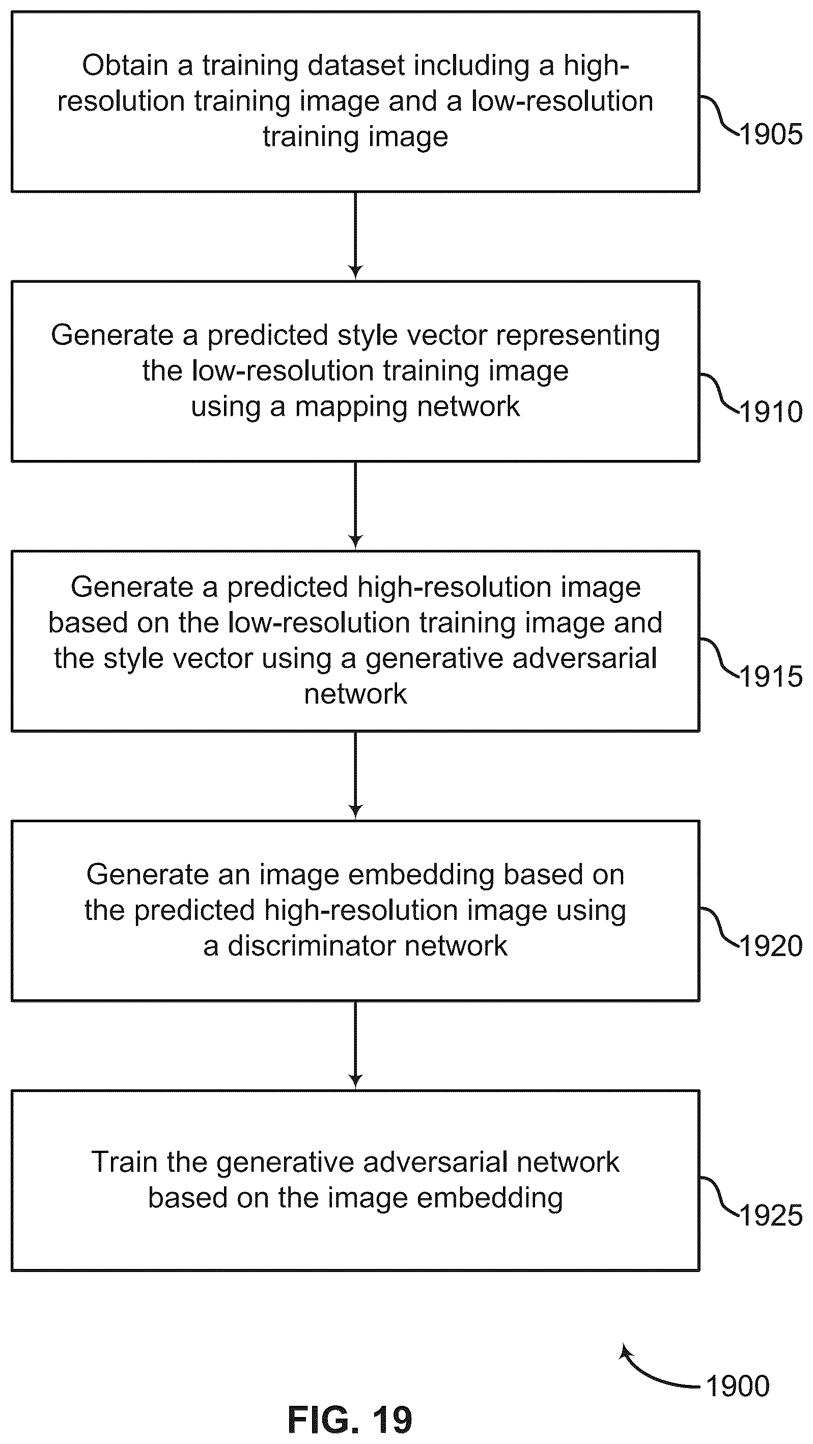 Patent US12586259 Figure 19 – Image generation using a text and image conditioned machine learning model