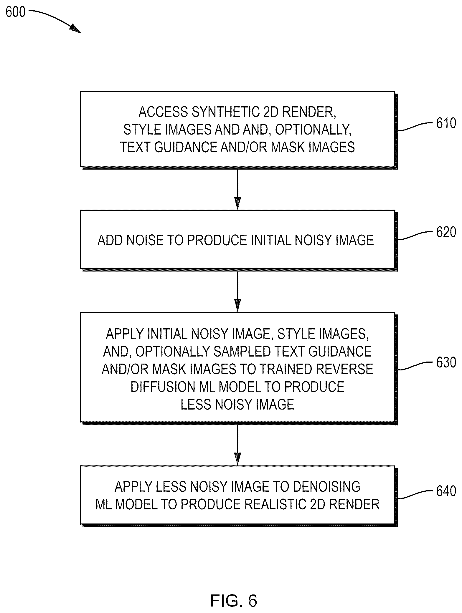 Patent US12586262 Figure 8 – Geographically guided generation of realistic 2D renders of 3D infrastructure models