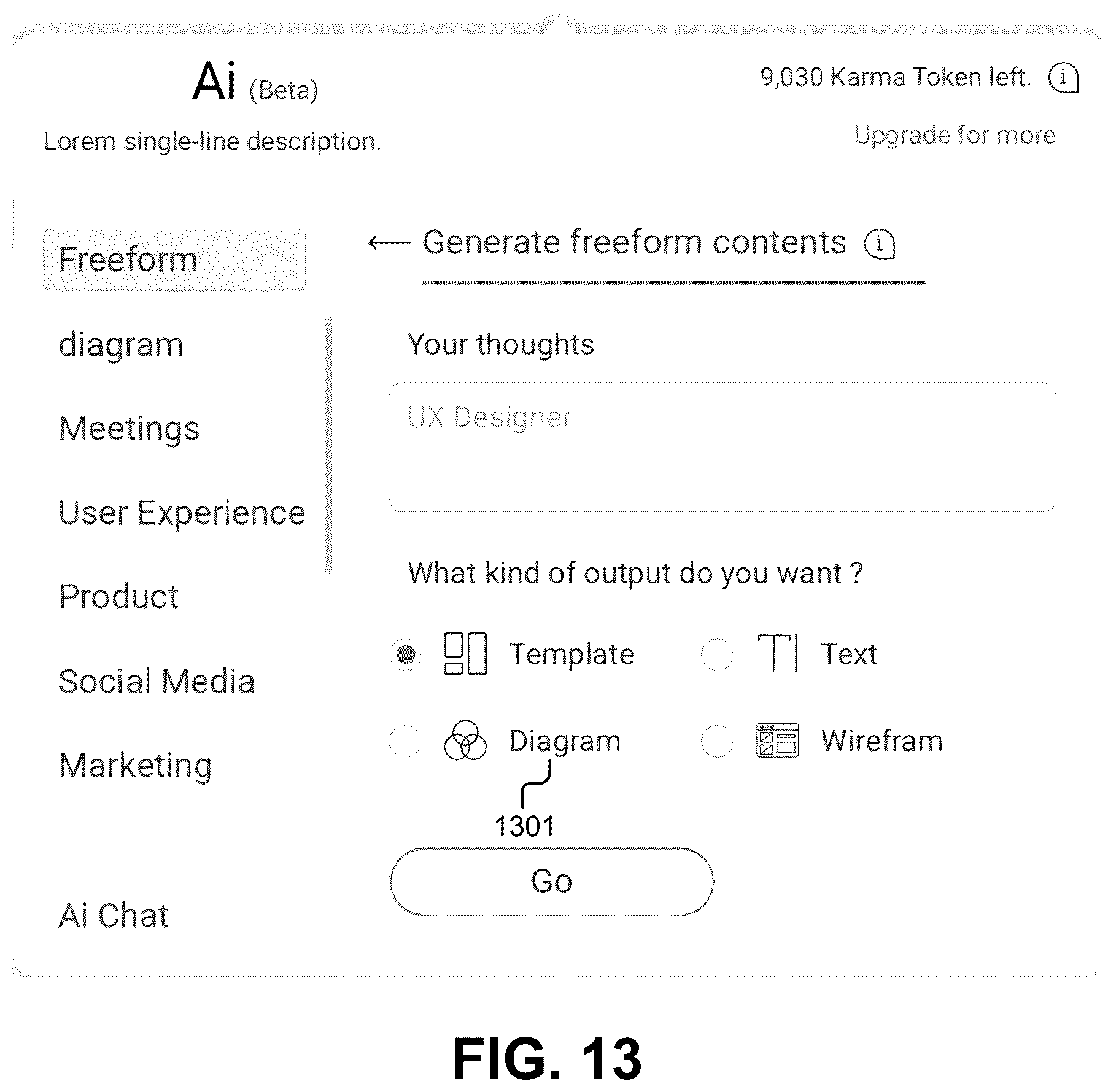 Patent US12586266 Figure 14 – System and method for transforming AI content into formatted dataset for visual display