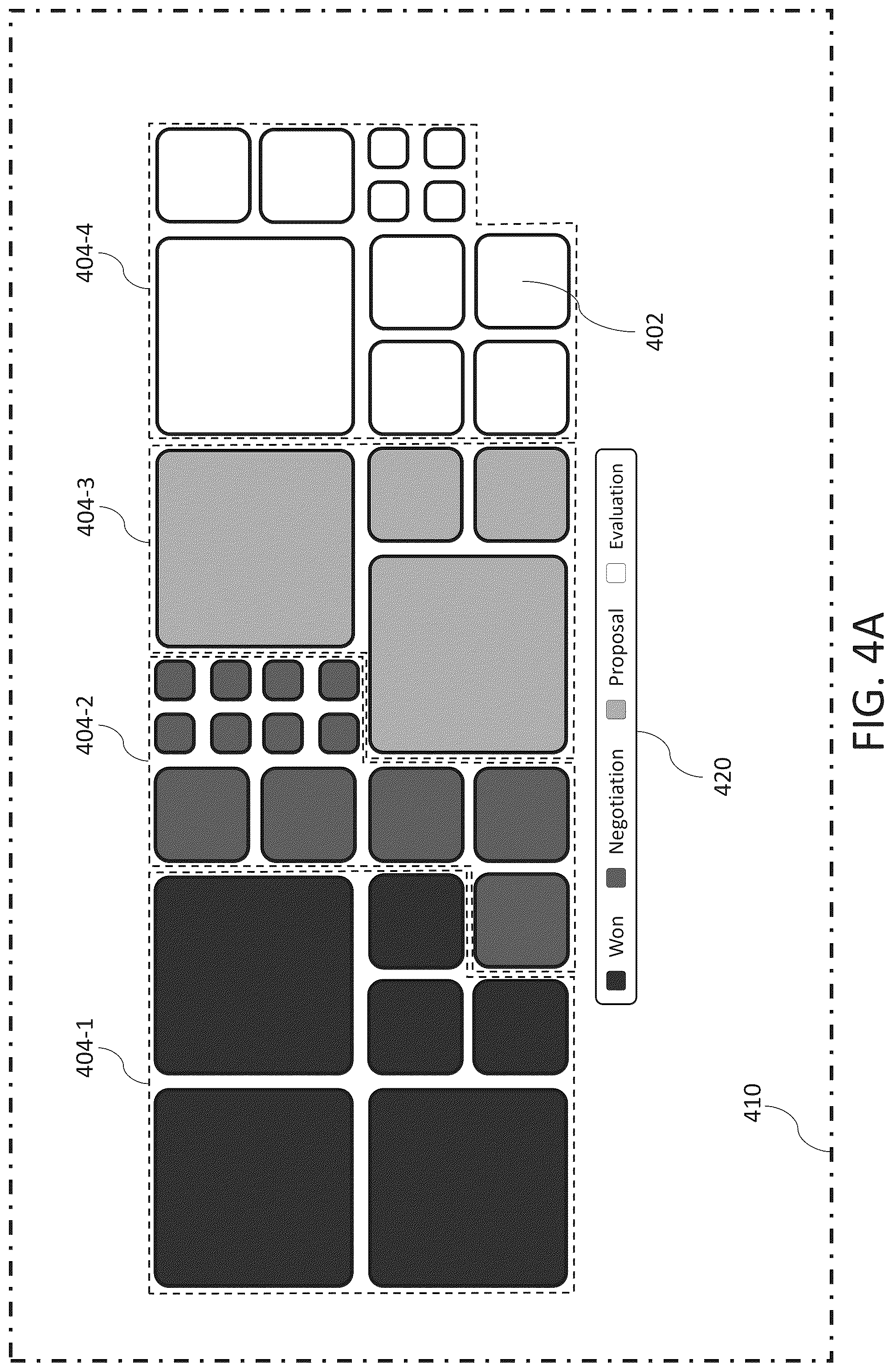 Patent US12586268 Figure 4 – Digital processing systems and methods for enhanced data representation