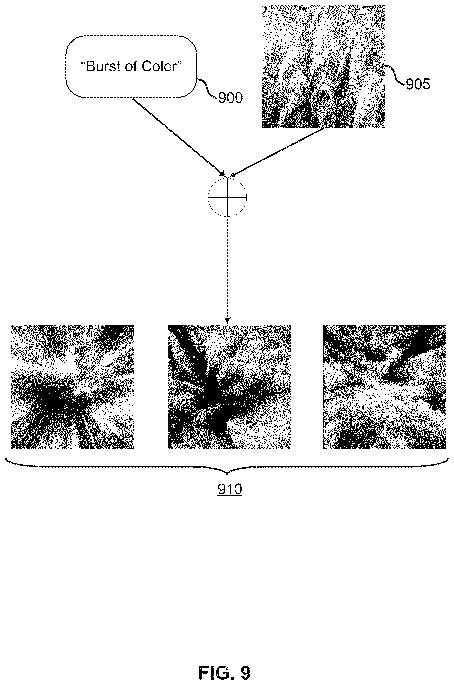 Patent US12586271 Figure 9 – Color conditioned diffusion prior