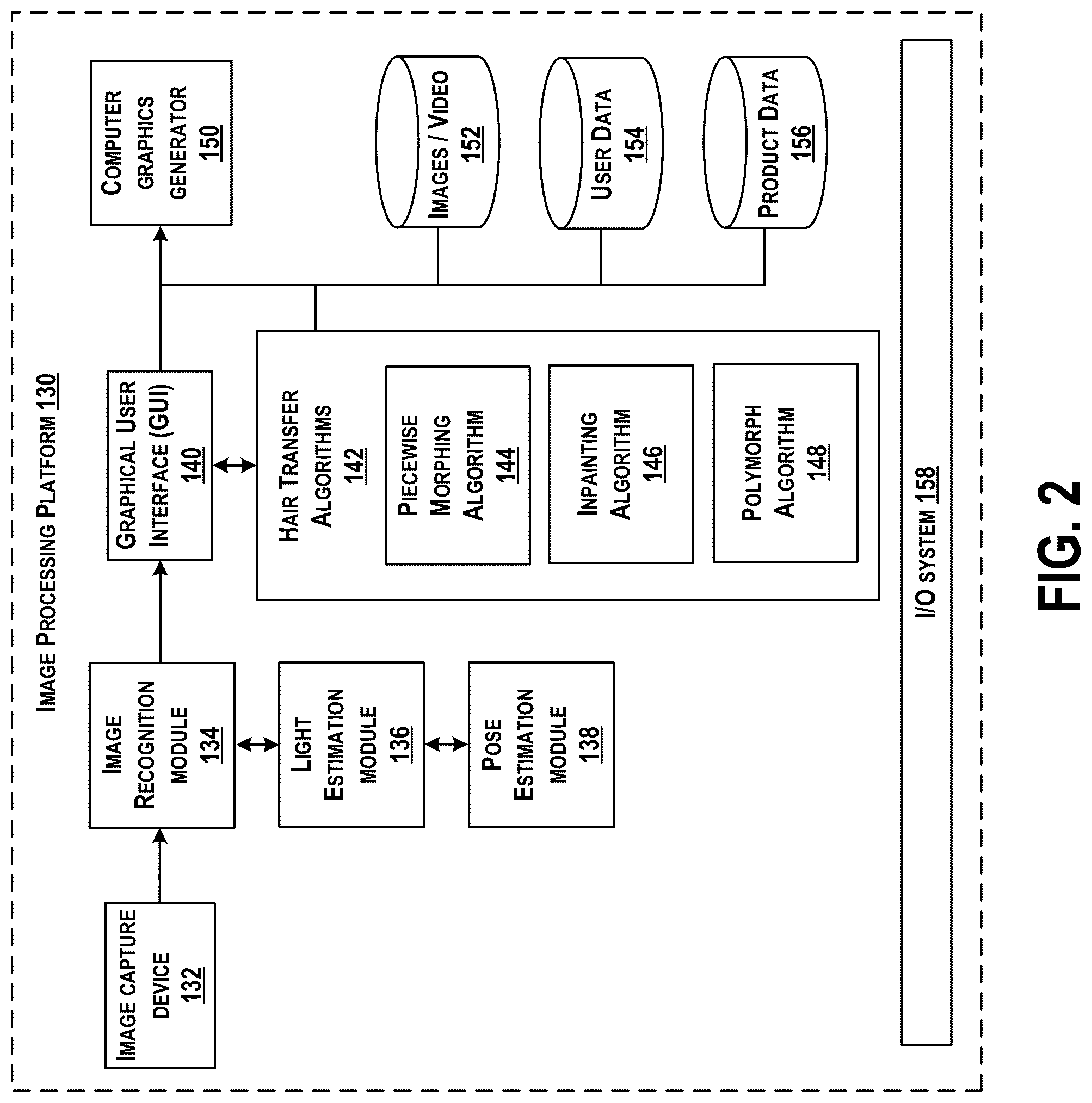Patent US12586272 Figure 2 – Methods and systems for transferring hair characteristics from a reference image to a digital image