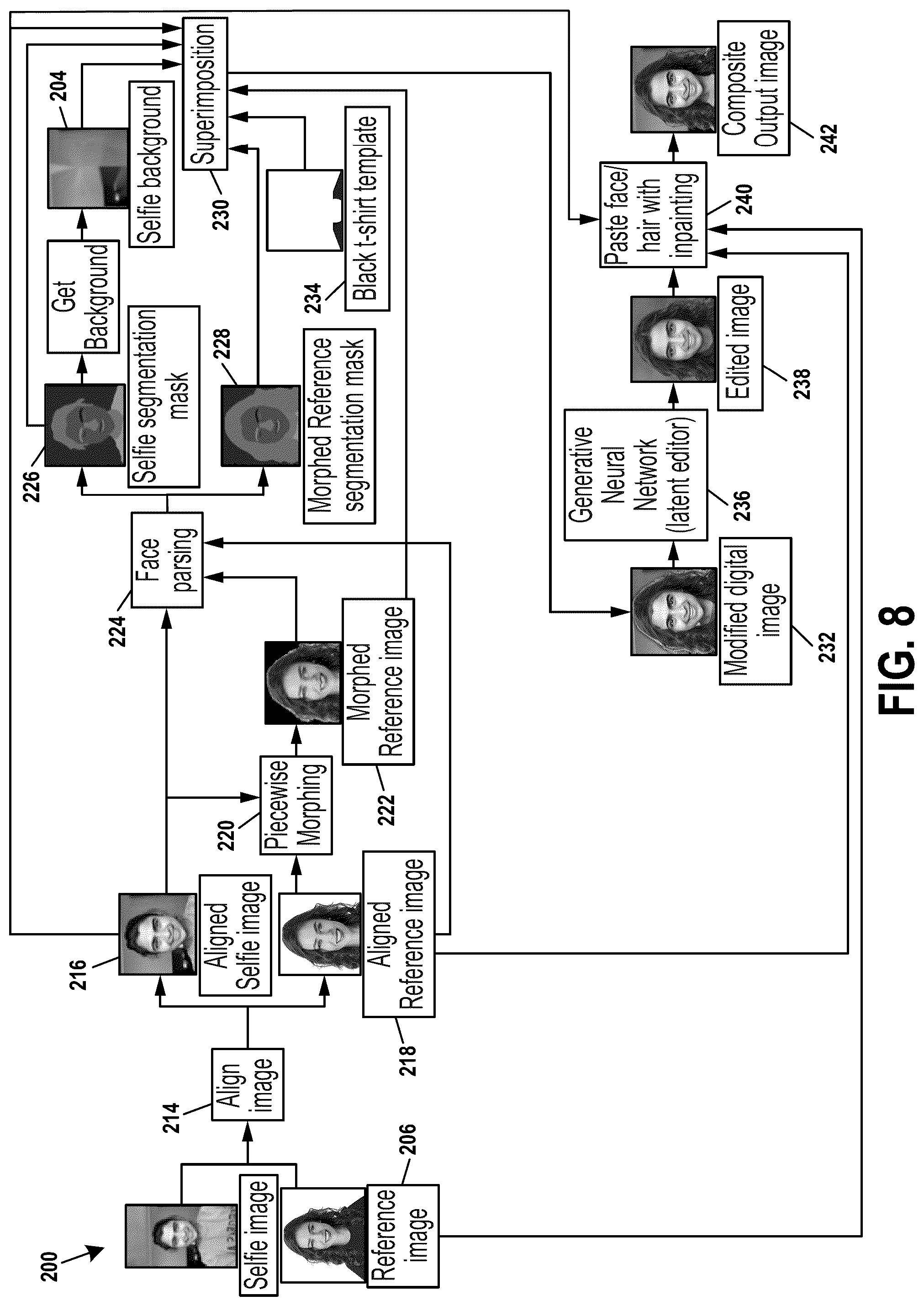 Patent US12586272 Figure 6 – Methods and systems for transferring hair characteristics from a reference image to a digital image