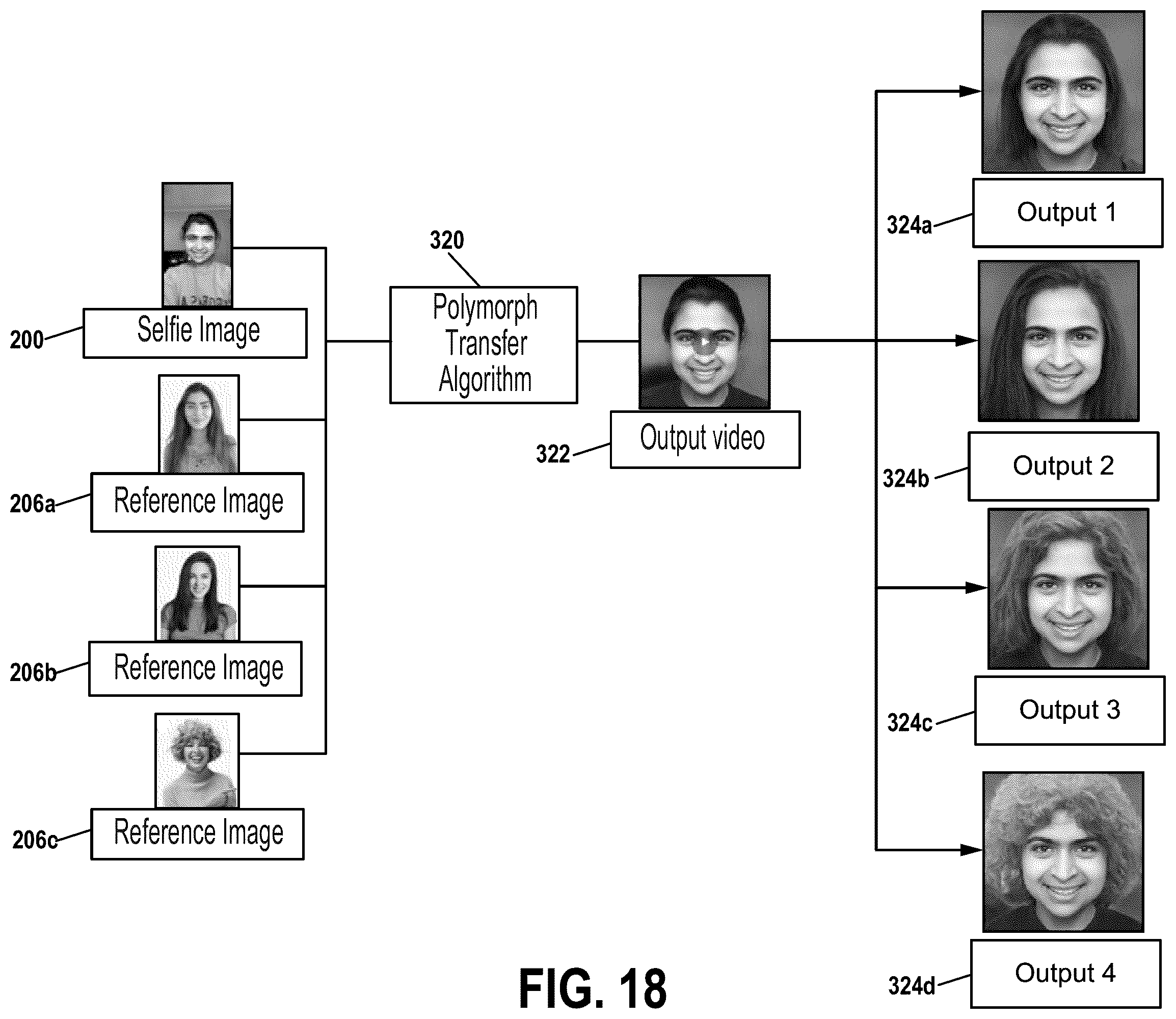 Patent US12586272 Figure 12 – Methods and systems for transferring hair characteristics from a reference image to a digital image