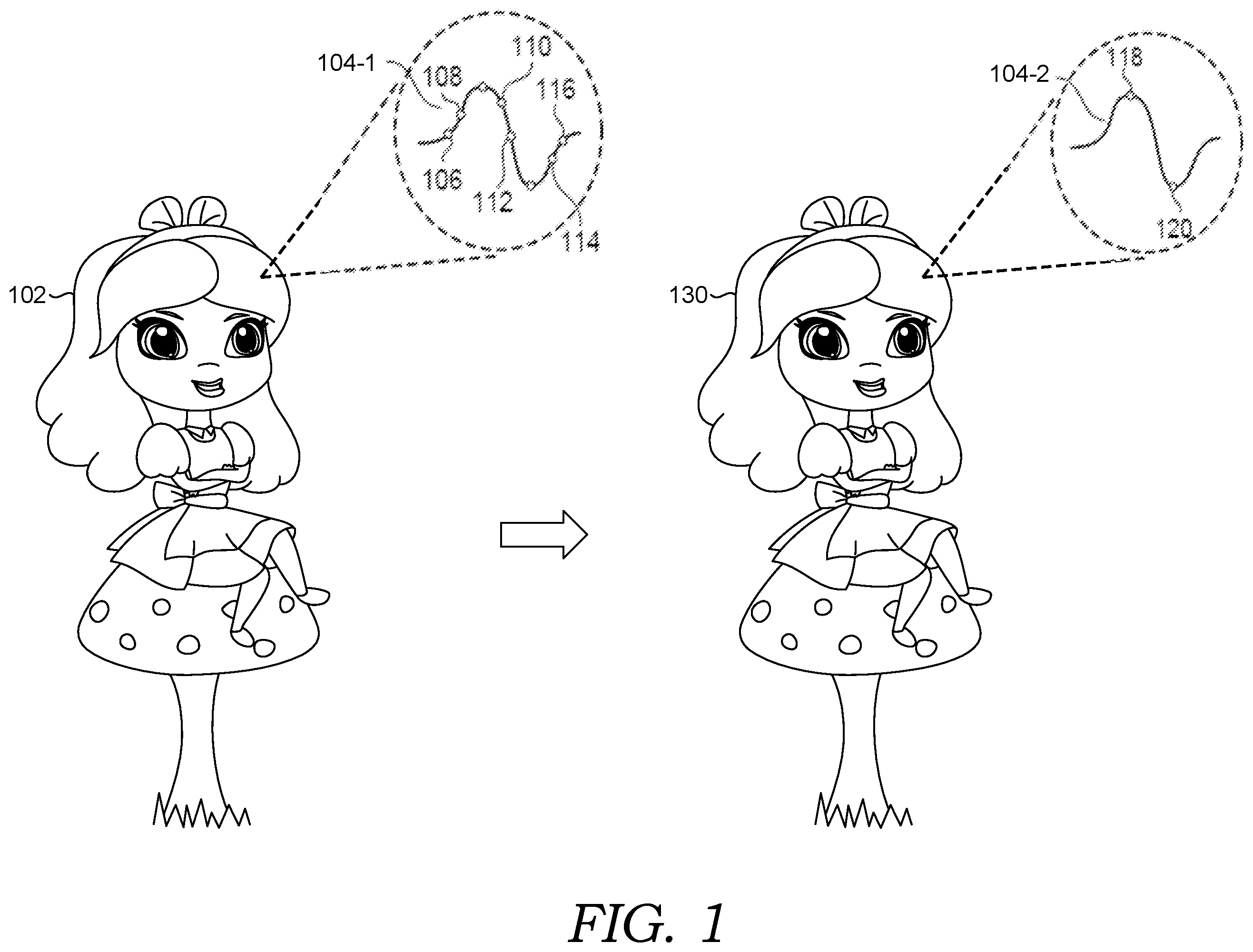 Patent US12586273 Figure 1 – Lossless removal of redundant control points or segments