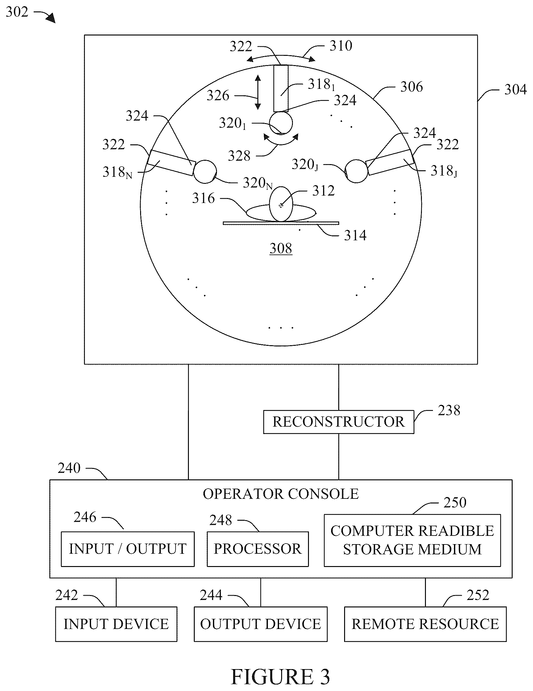 Patent US12586276 Figure 2 – System, method and/or computer readable medium for mitigation of effects from photon septal penetration in SPECT imaging