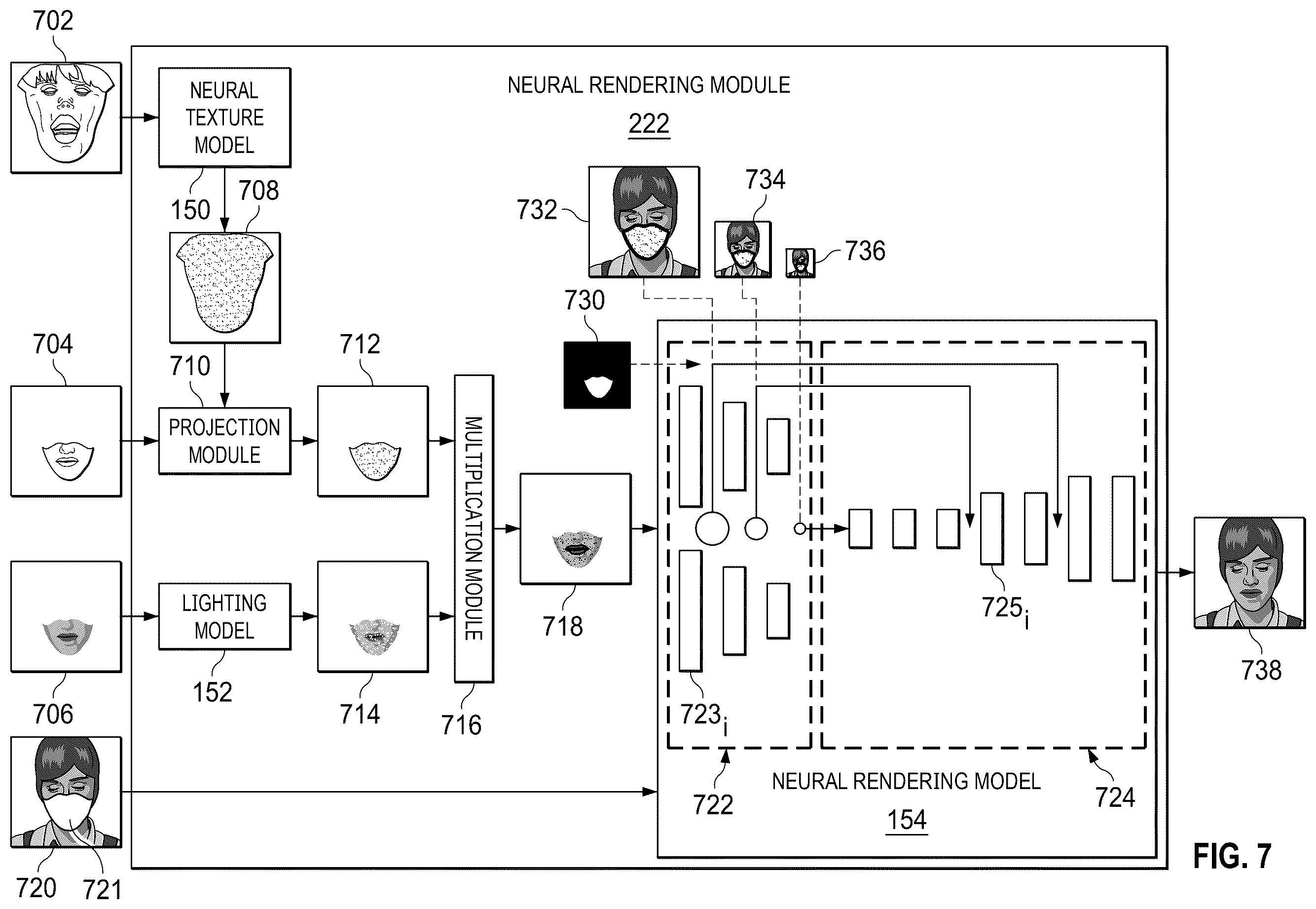Patent US12586280 Figure 7 – Techniques for generating dubbed media content items
