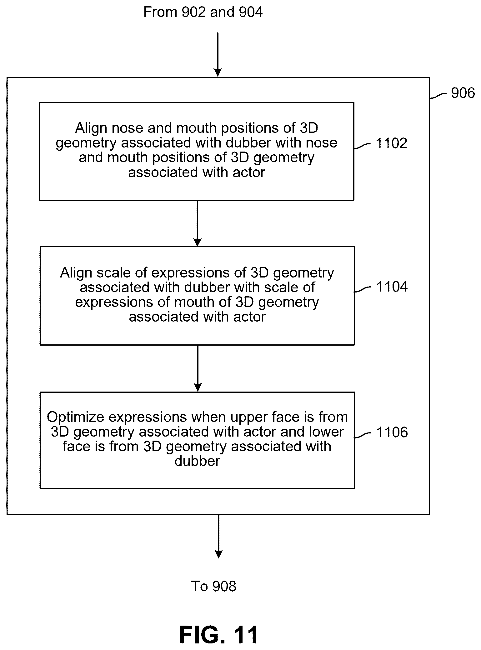 Patent US12586280 Figure 11 – Techniques for generating dubbed media content items