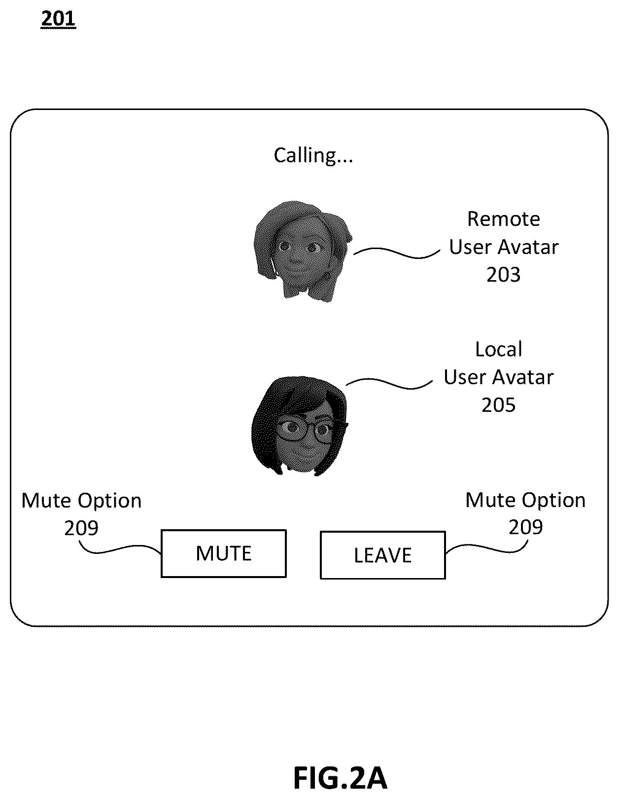 Patent US12586282 Figure 2 – Avatar communication