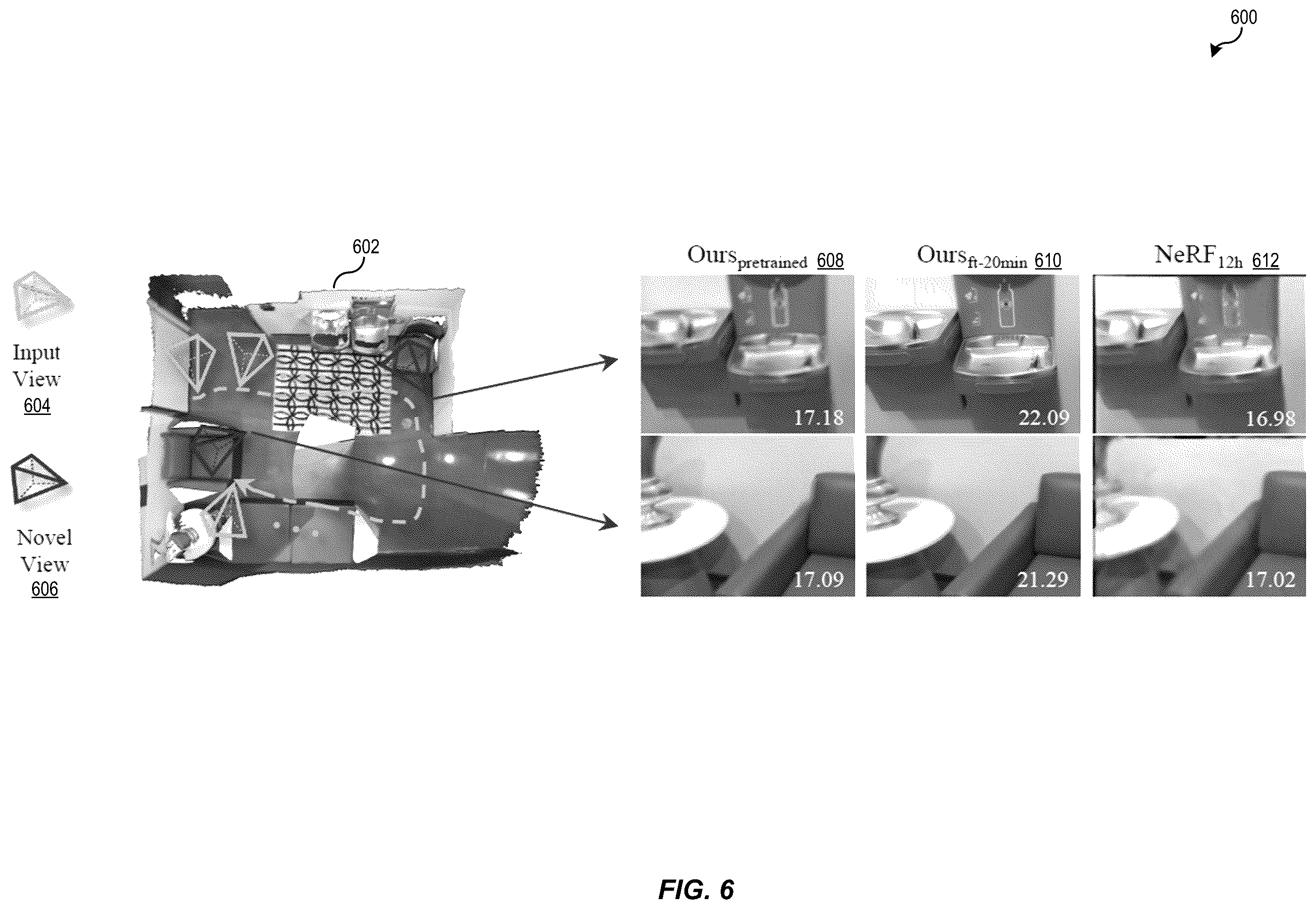 Patent US12586291 Figure 6 – Fast large-scale radiance field reconstruction